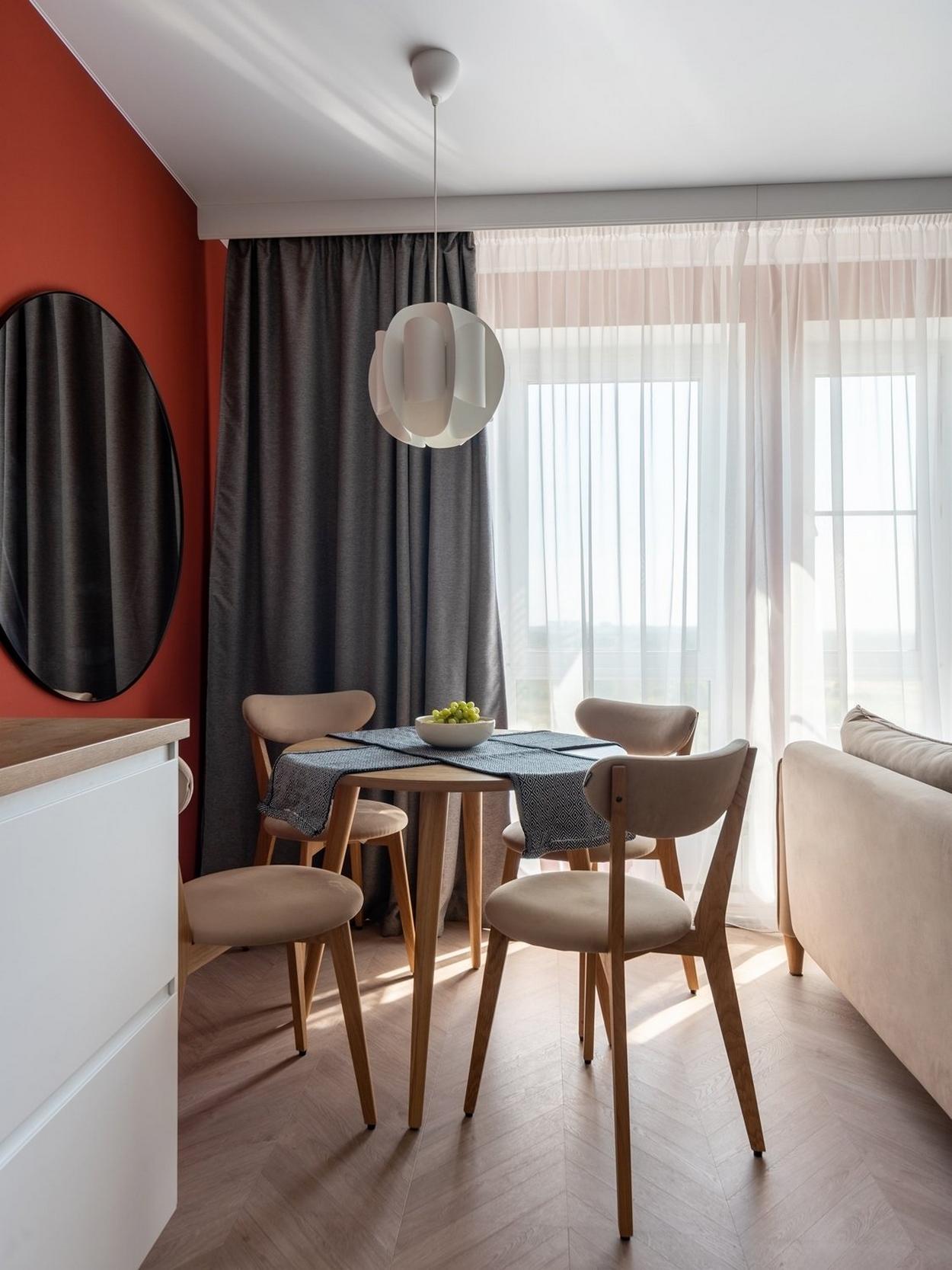 cuisine et salle à manger appartement moderne 32m2