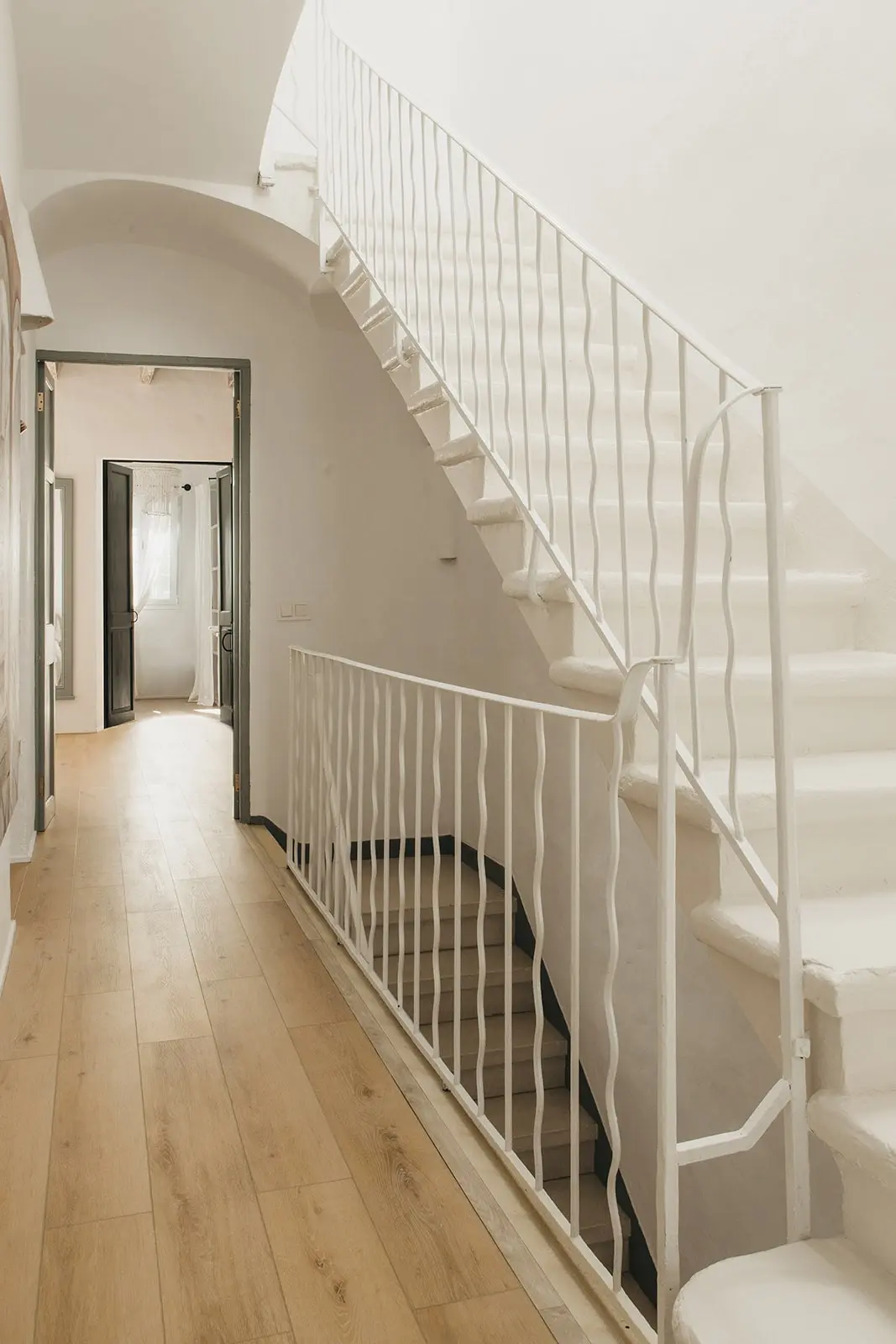 escalier et palier maison Minorque
