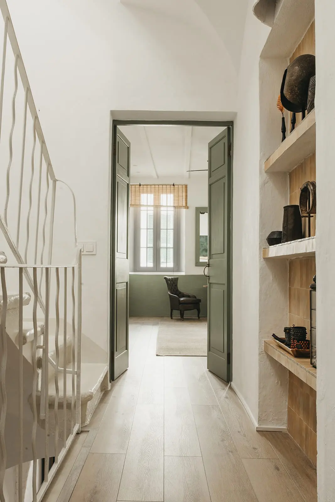 palier avec escalier maison Minorque