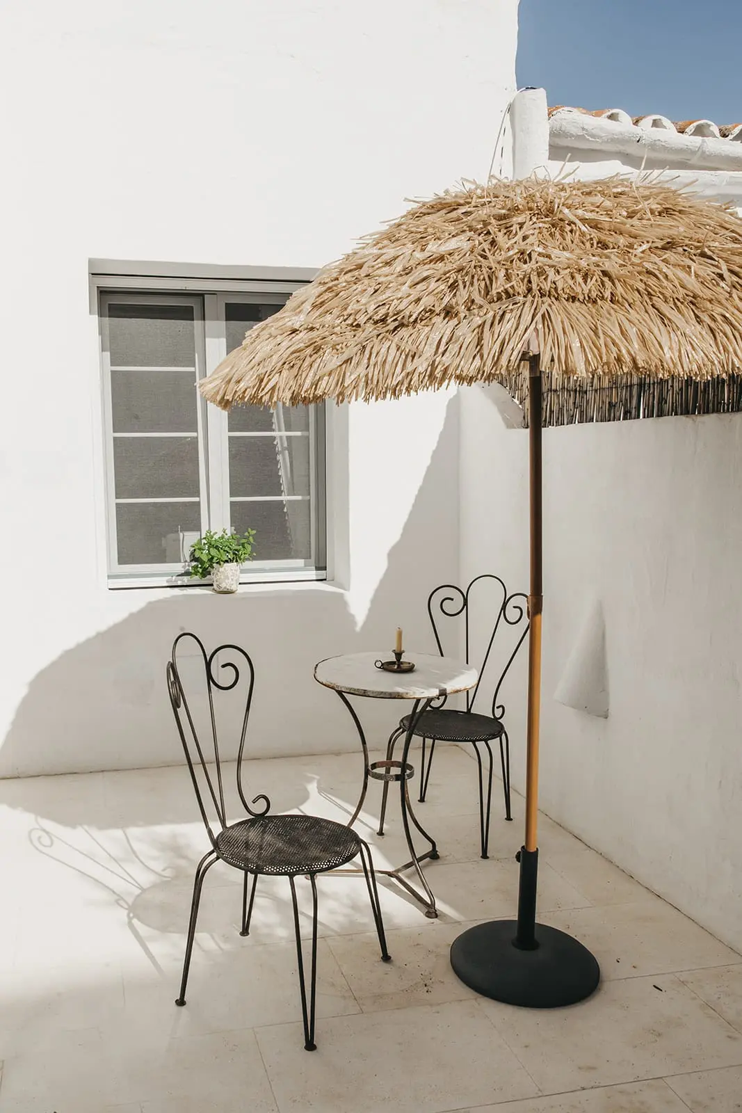 terrasse aménagée maison Minorque