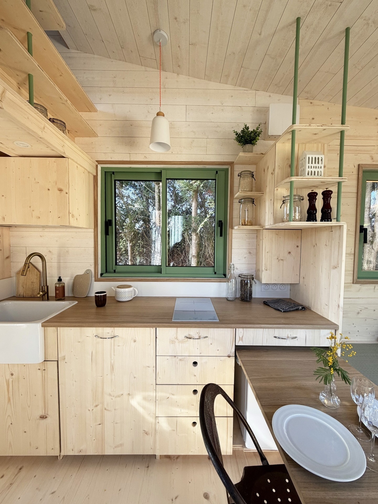 tiny house française pour 4 avec mezzanine