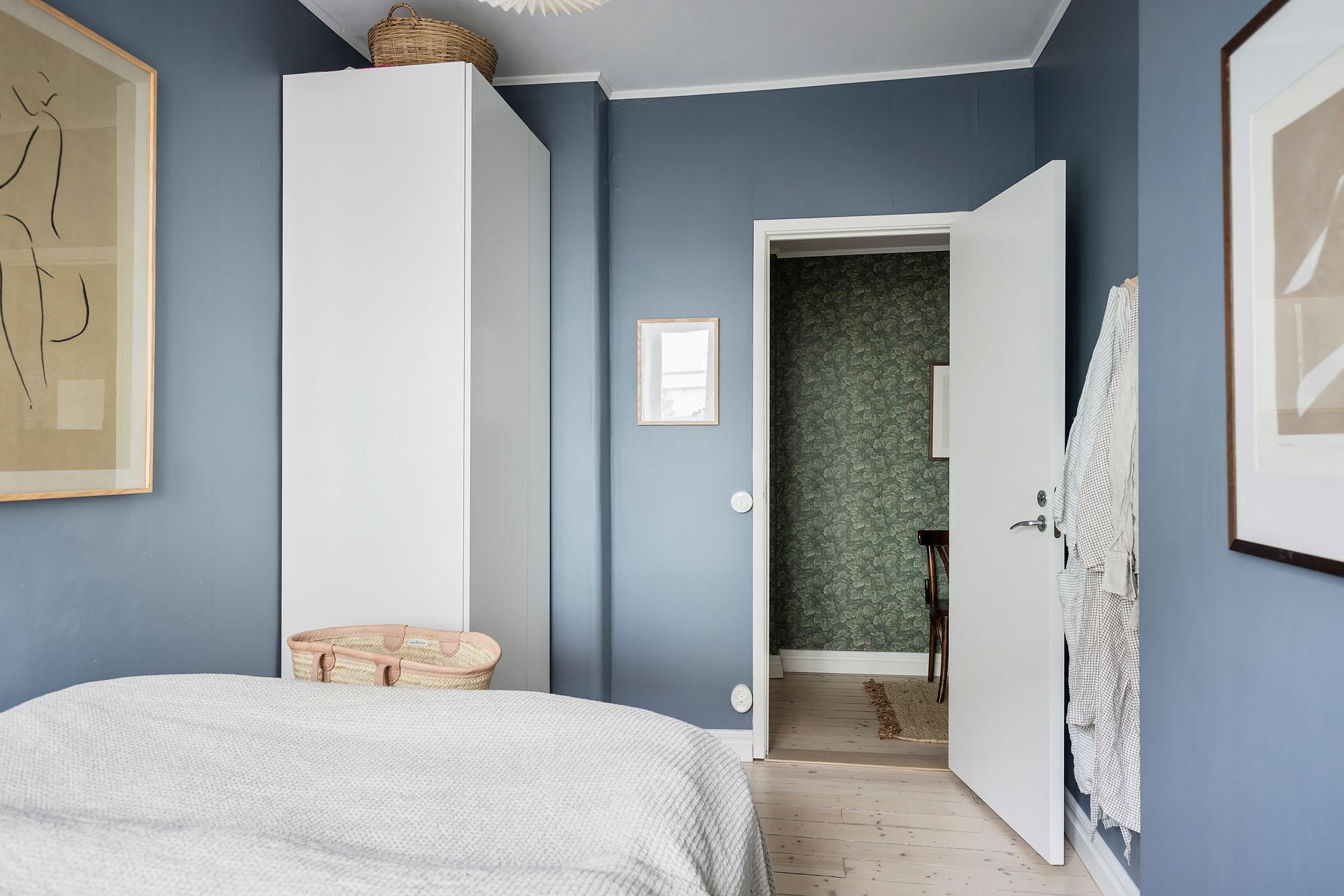 chambre bleue appartement ancien de 60m2 décoration scandinave chambre bleue appartement ancien de 60m2 décoration scandinave