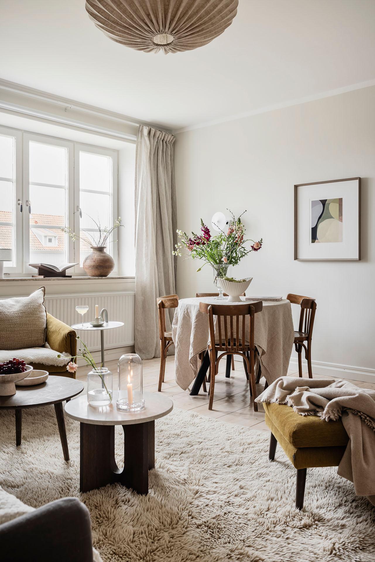 living room with dining room scandinavian decor living room with dining room scandinavian decor