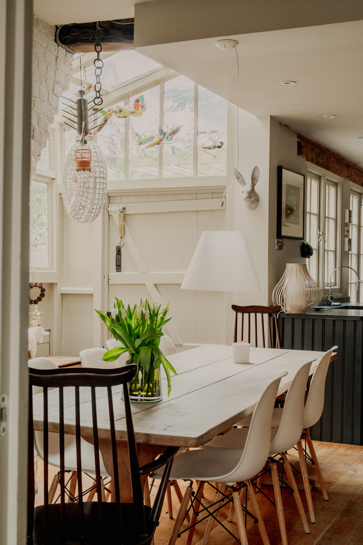 salle à manger avec verrière décoration vintage salle à manger avec verrière décoration vintage