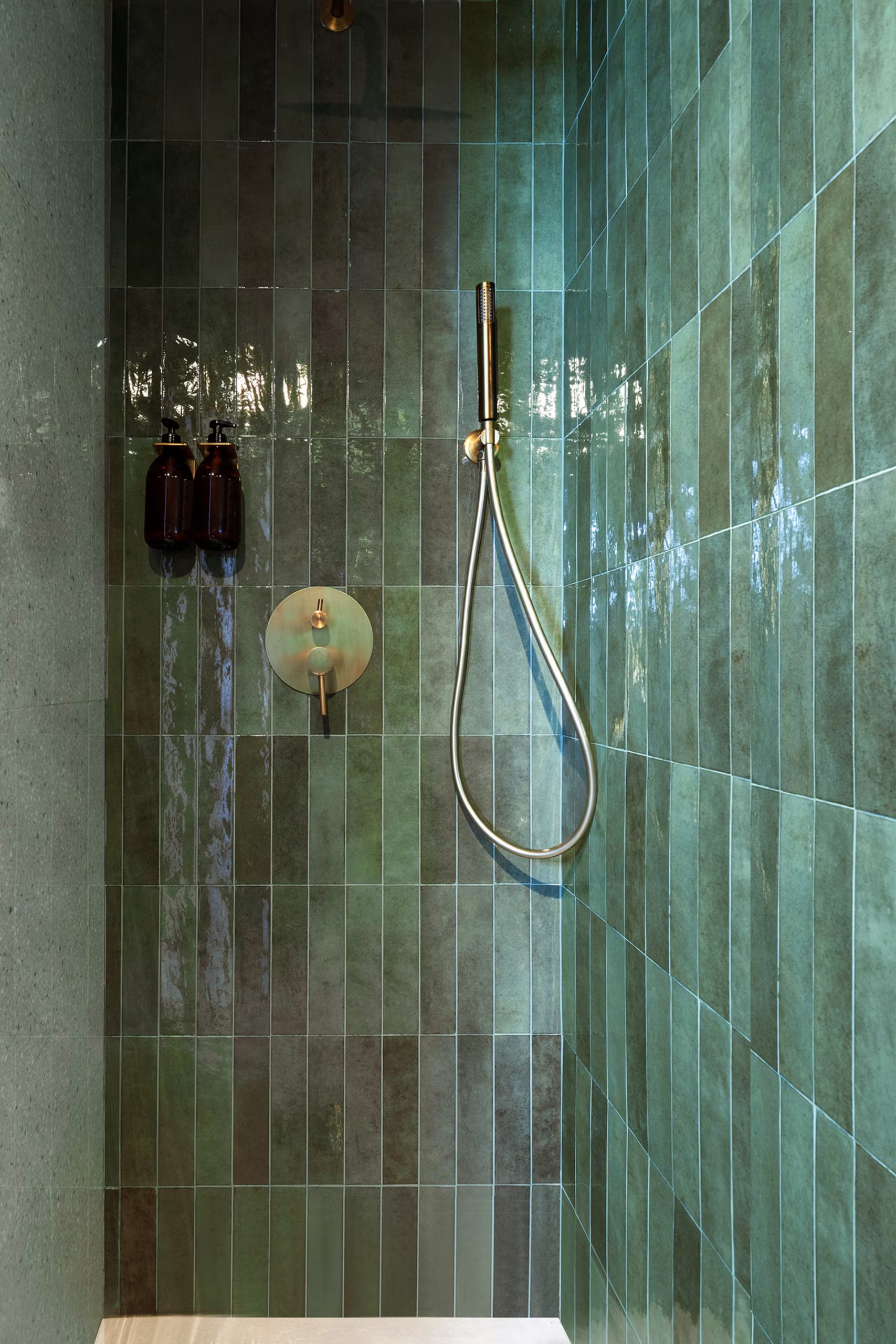 green tiled shower green tiled shower