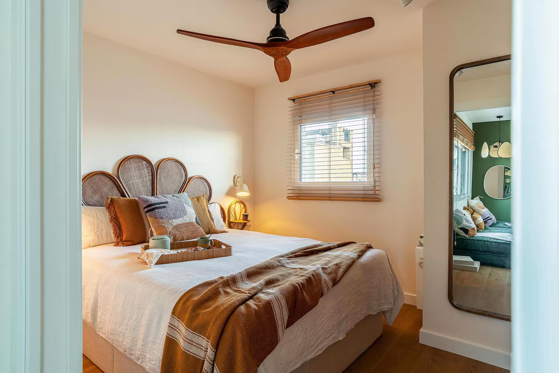 bedroom contemporary decor rooftop apartment with a terrace Barcelona bedroom contemporary decor rooftop apartment with a terrace Barcelona