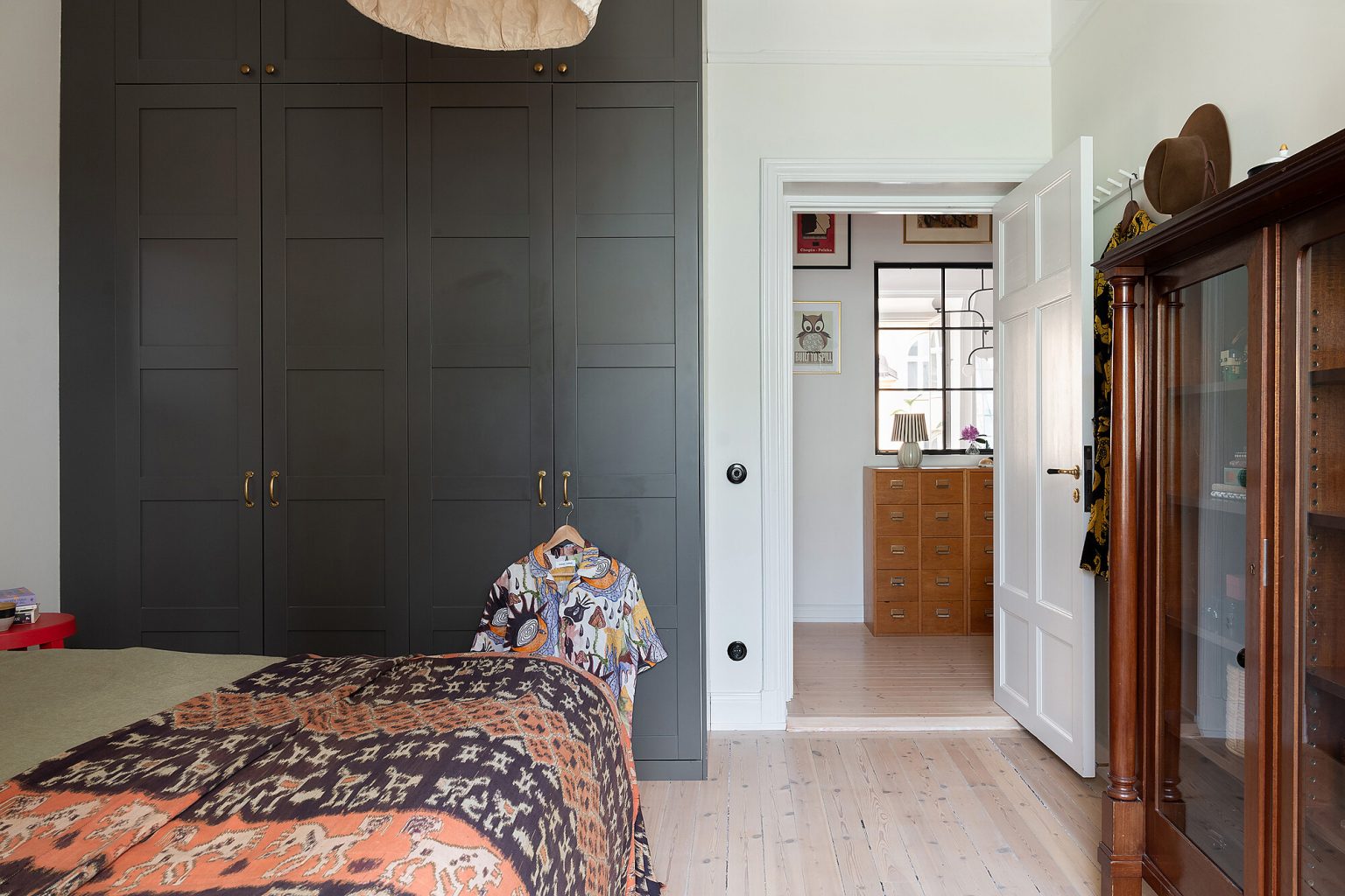 chambre décoration scandinave bohème et vintage