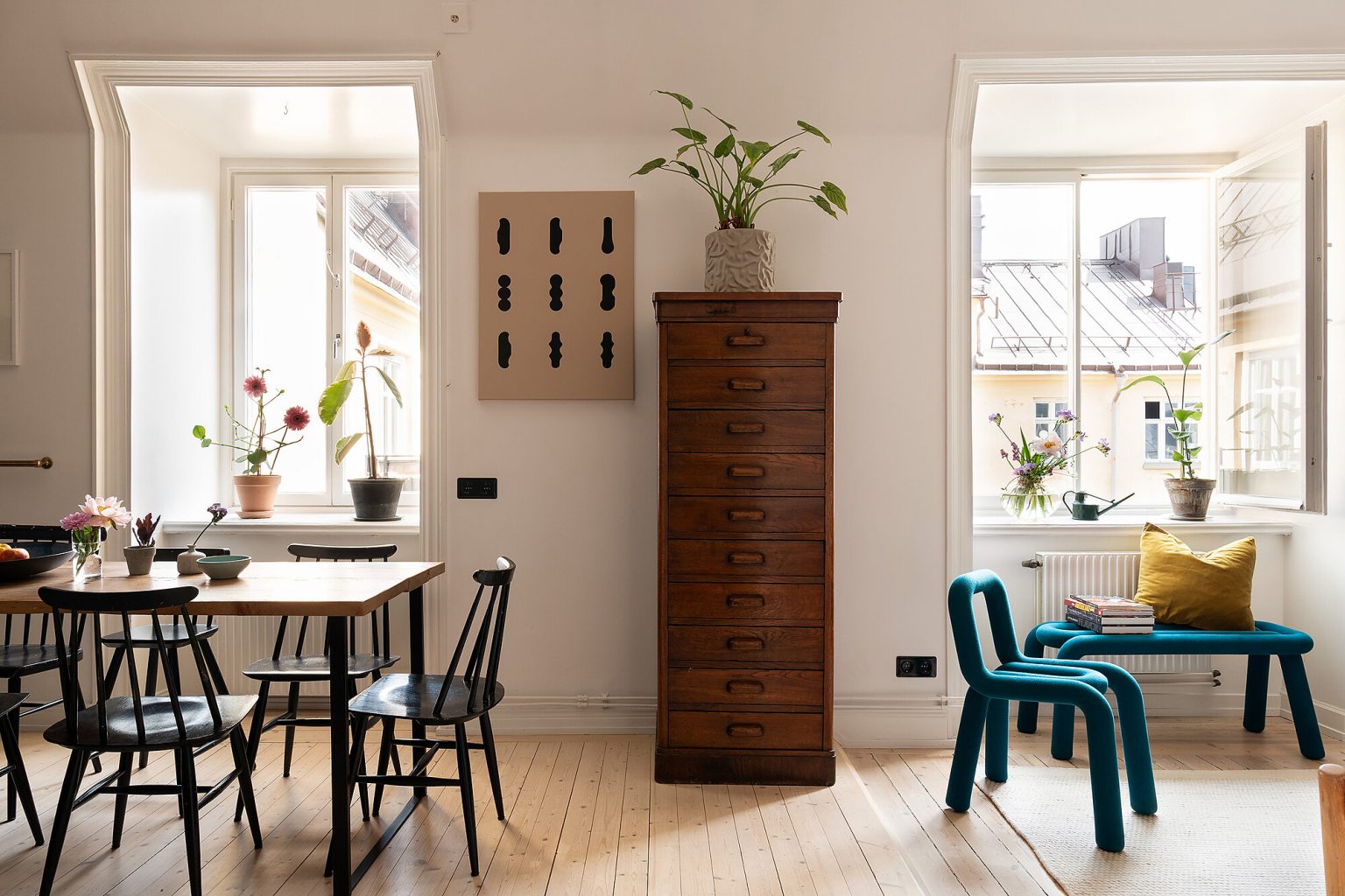 salon et salle à manger décoration scandinave