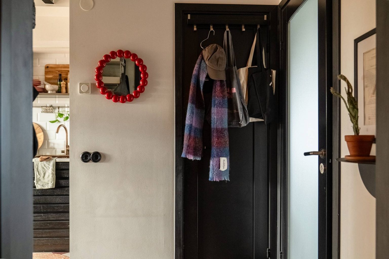 entrée appartement en duplex décoration scandinave