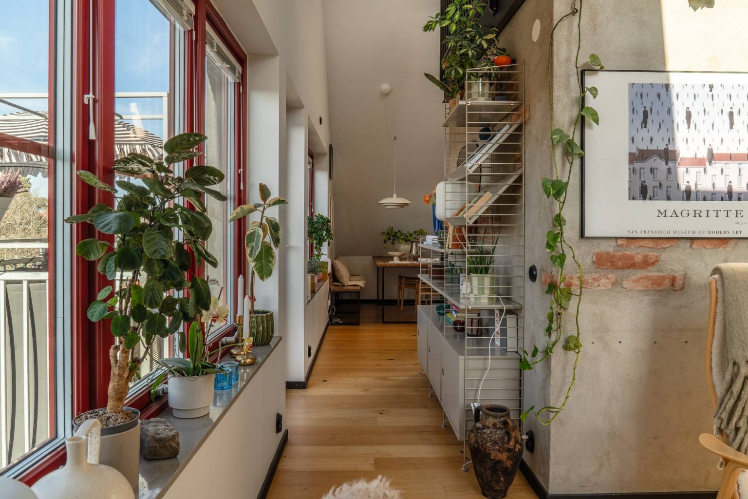 couloir avec fenêtres