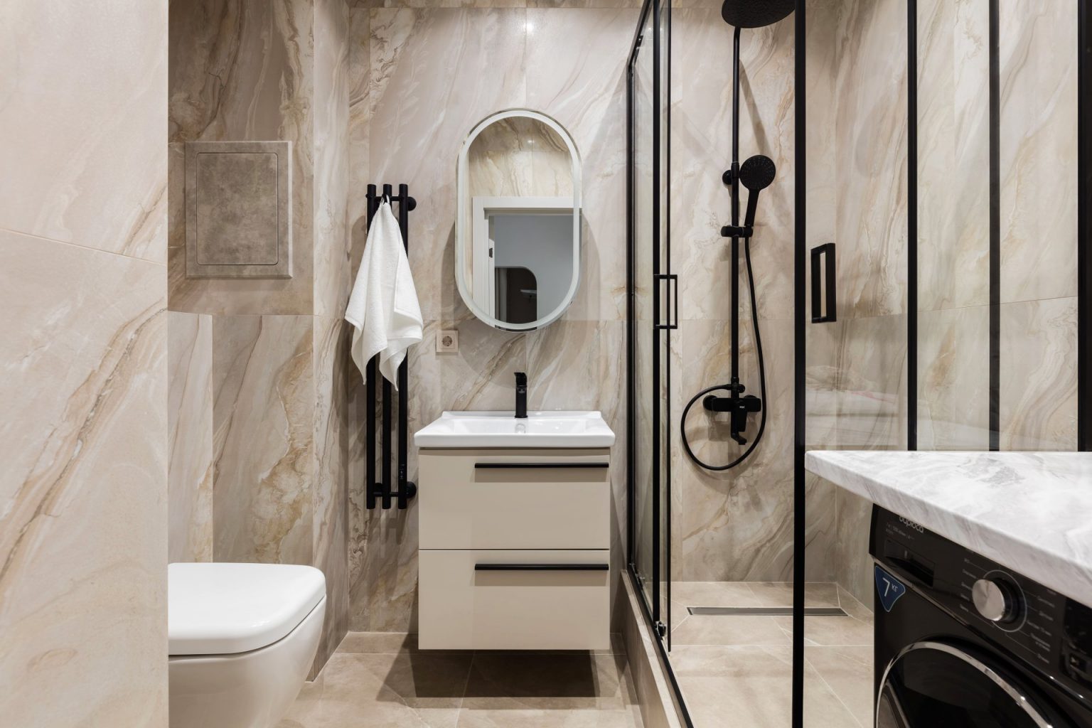 salle de bain moderne marbre beige salle de bain moderne marbre beige