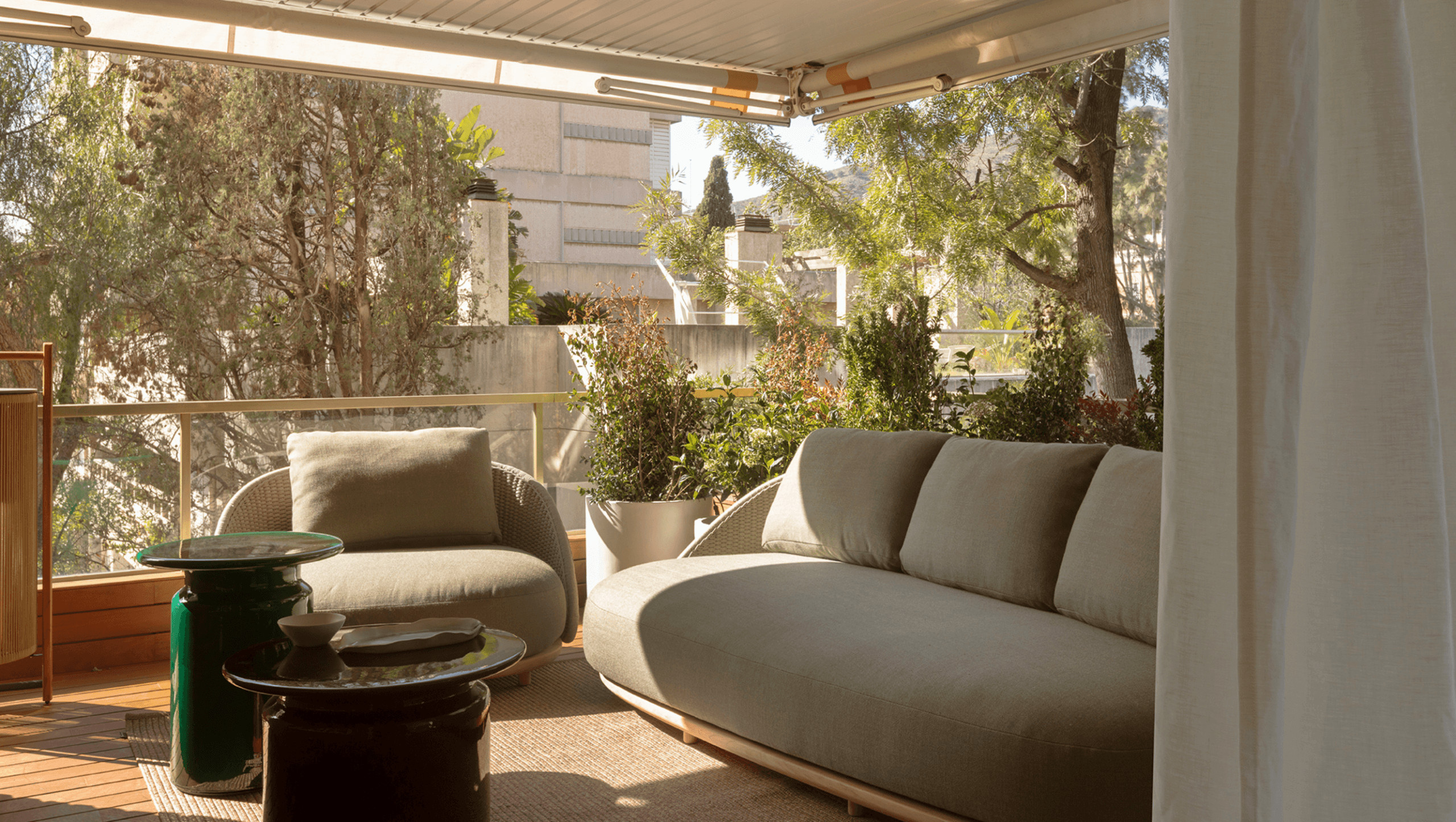 terrace Barcelona flat
