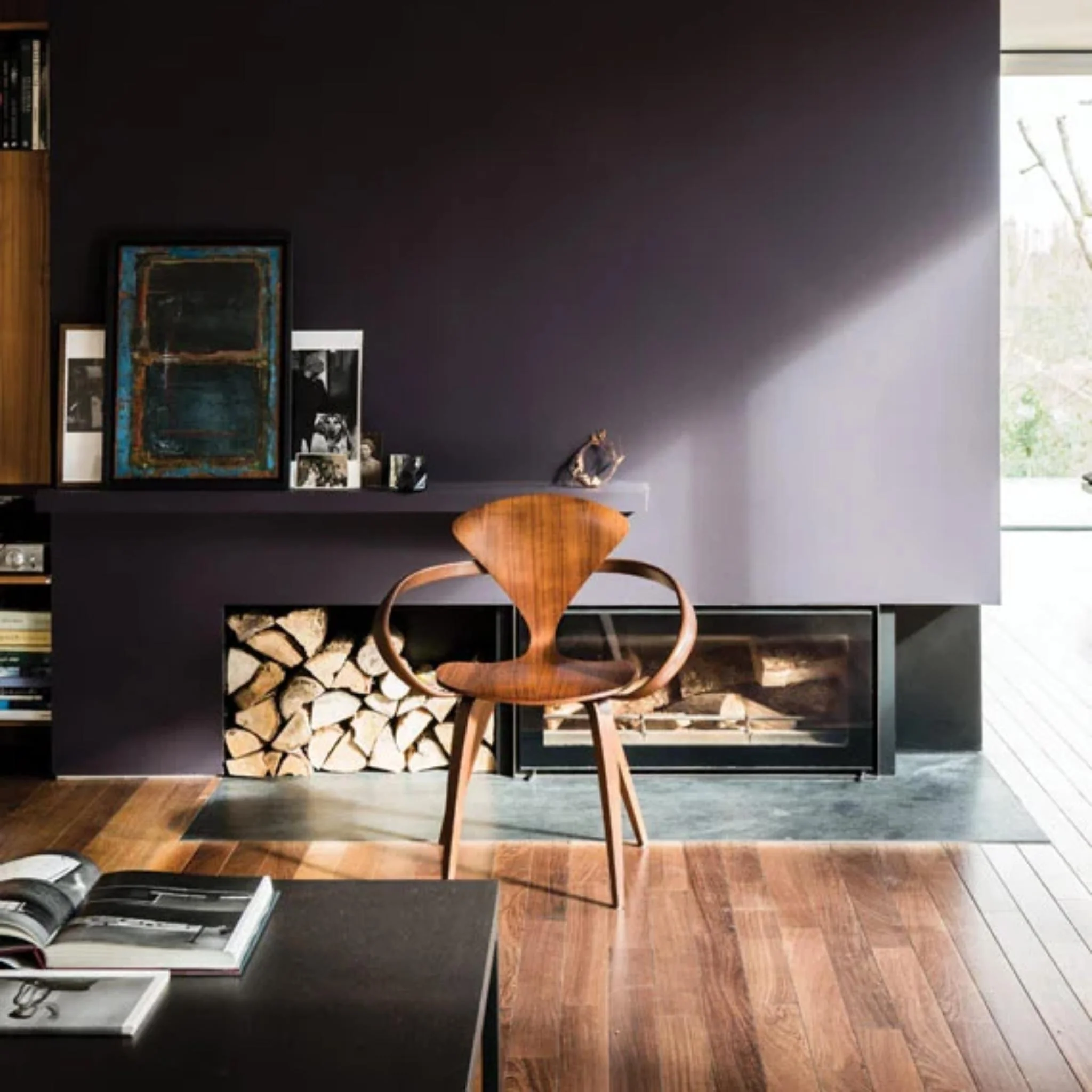 cheminée manteau aubergine Farrow&Ball couleur de l cheminée manteau aubergine Farrow&Ball couleur de l'année 2026