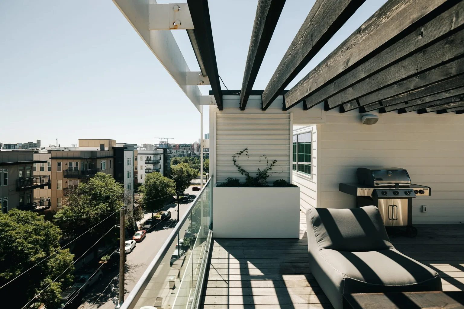 rooftop maison de ville décoration design