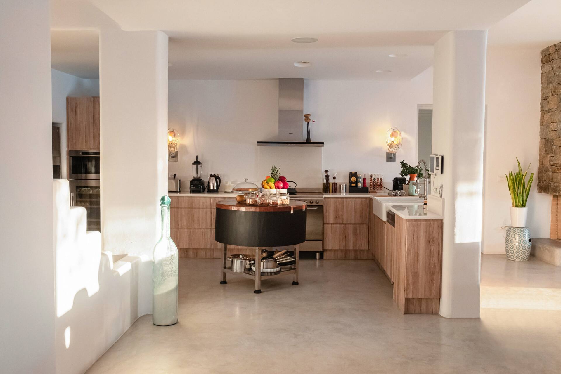 semi open wooden kitchen semi open wooden kitchen