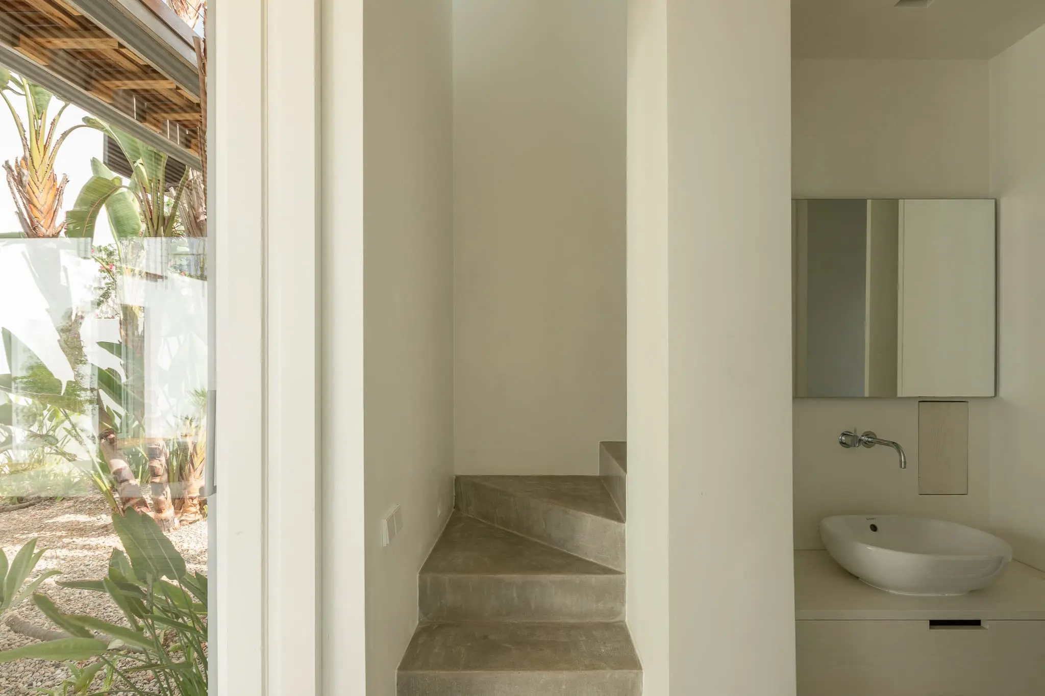 escalier béton