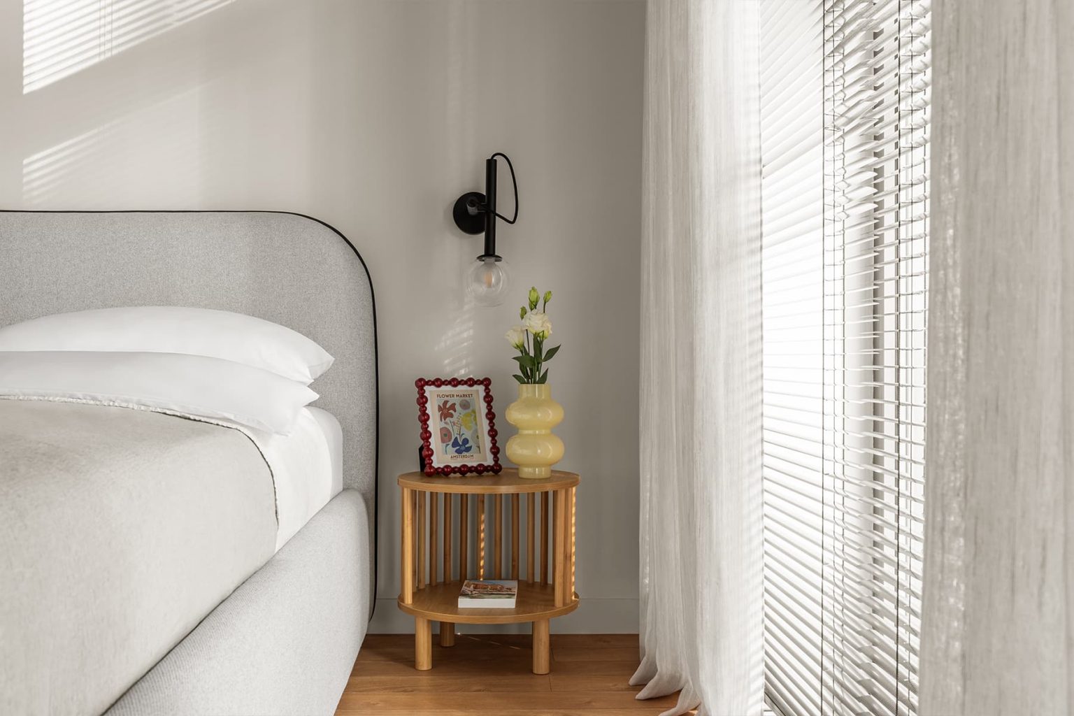 chambre deux-pièces 46m2 décoration contemporaine