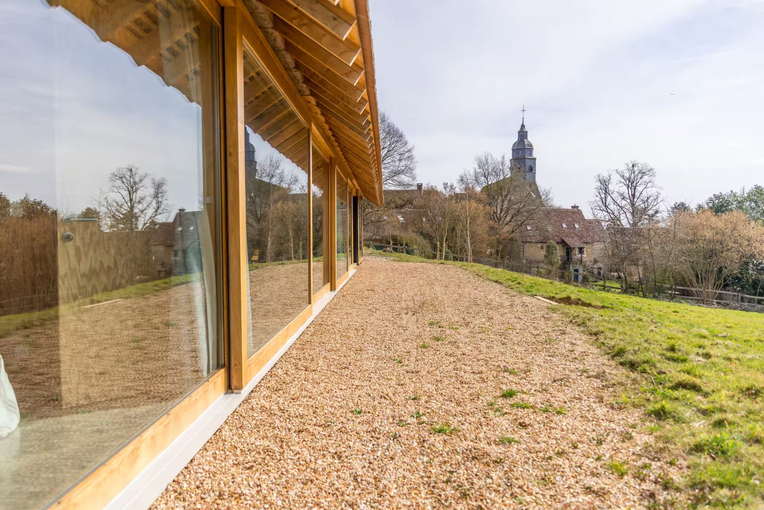 maison bois décoration contemporaine maison d'architecte éco responsable dans le Perche 
