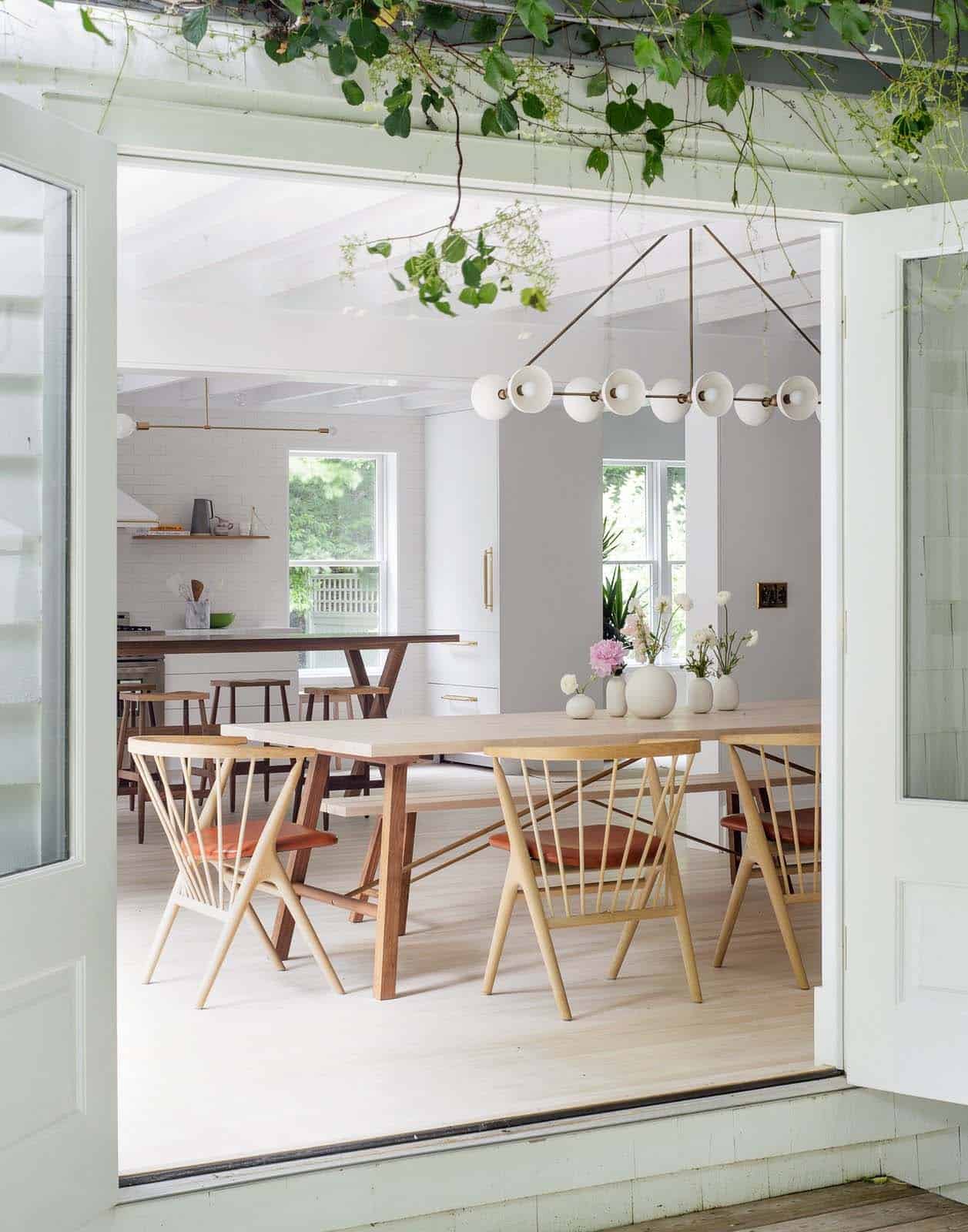 terrasse décoration contemporaine naturelle et neutre maison de plage Hamptons terrasse décoration contemporaine naturelle et neutre maison de plage Hamptons