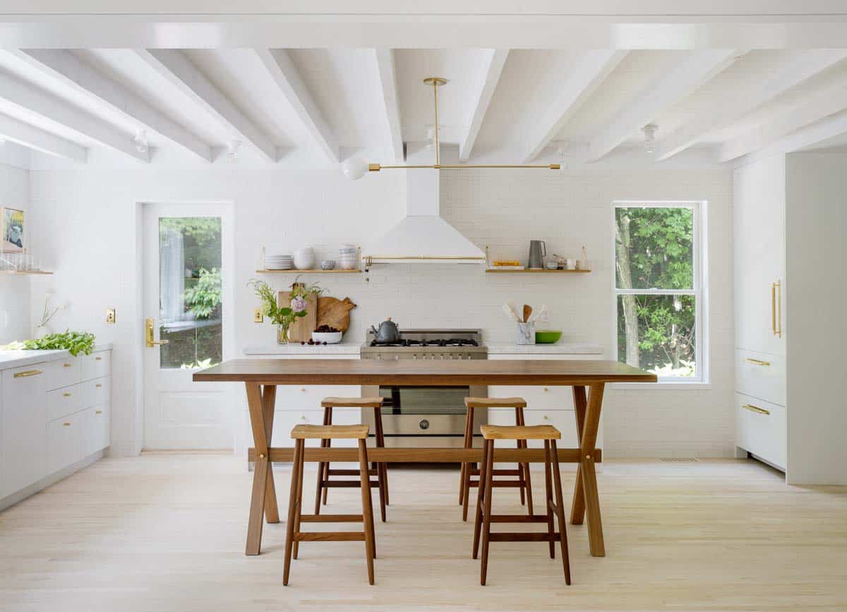 cuisine et salle à manger décoration contemporaine naturelle et neutre maison de plage Hamptons cuisine et salle à manger décoration contemporaine naturelle et neutre maison de plage Hamptons