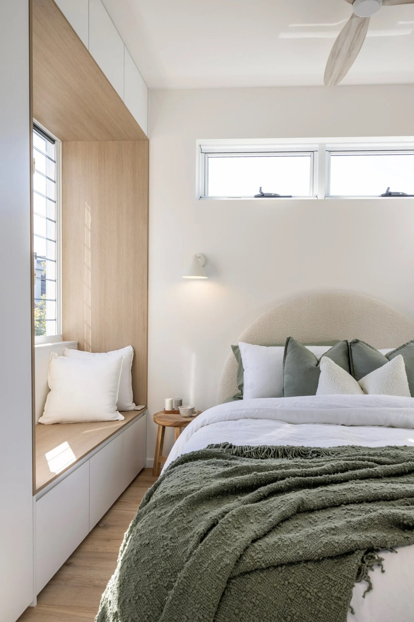 chambre décoration naturelle petite maison 56m2 Whitsunday par Arcopod