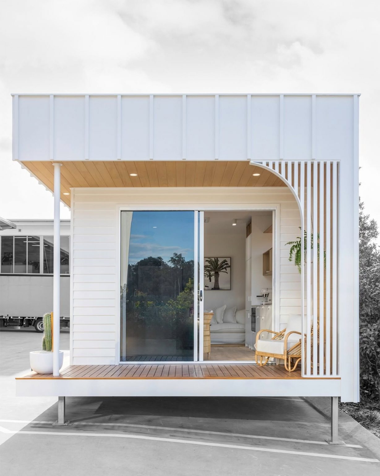 terrasse petite maison 56m2 Whitsunday par Arcopod