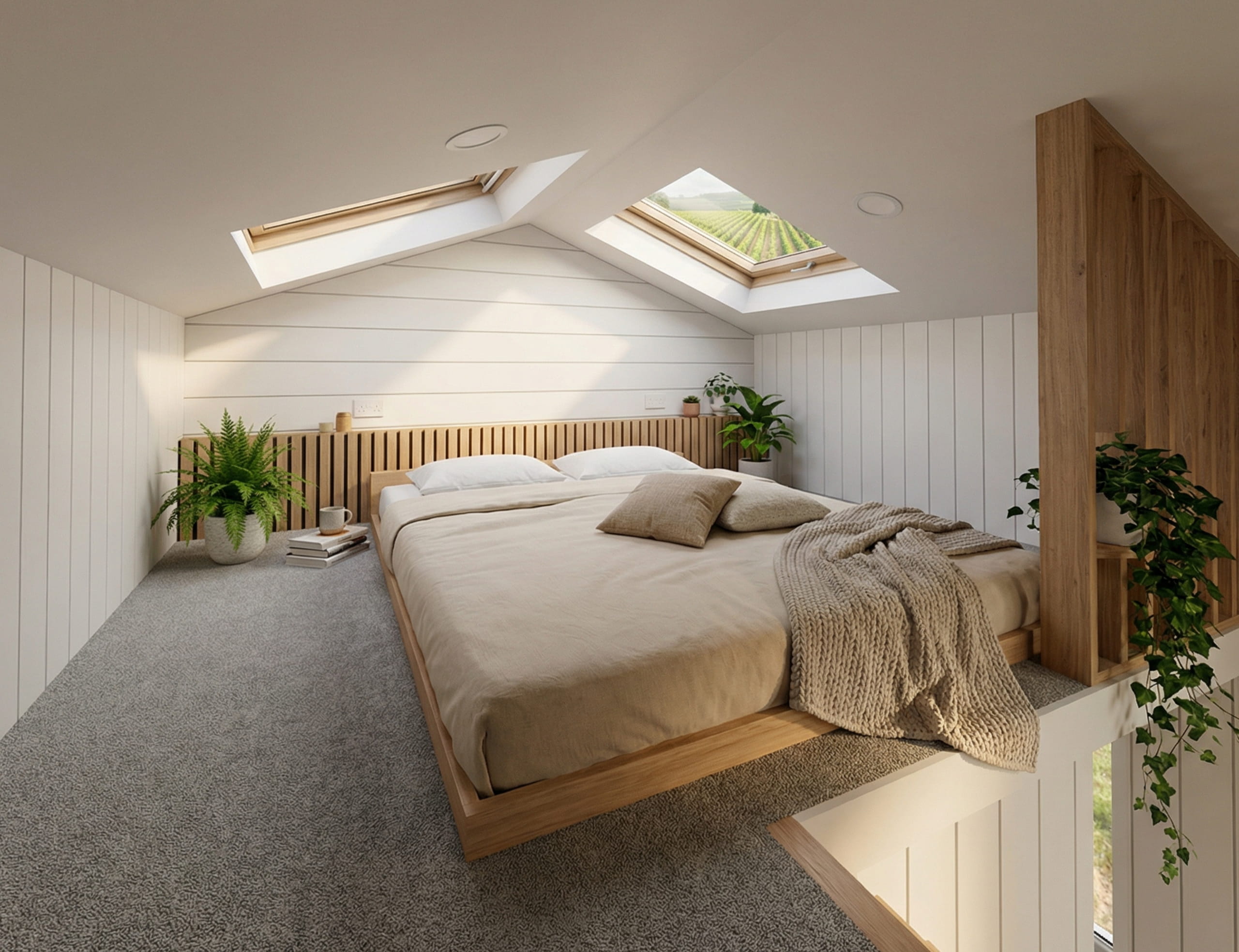 chambre sur mezzanine tiny house 30m2 Mc Laren par Aspire Tiny Homes chambre sur mezzanine tiny house 30m2 Mc Laren par Aspire Tiny Homes