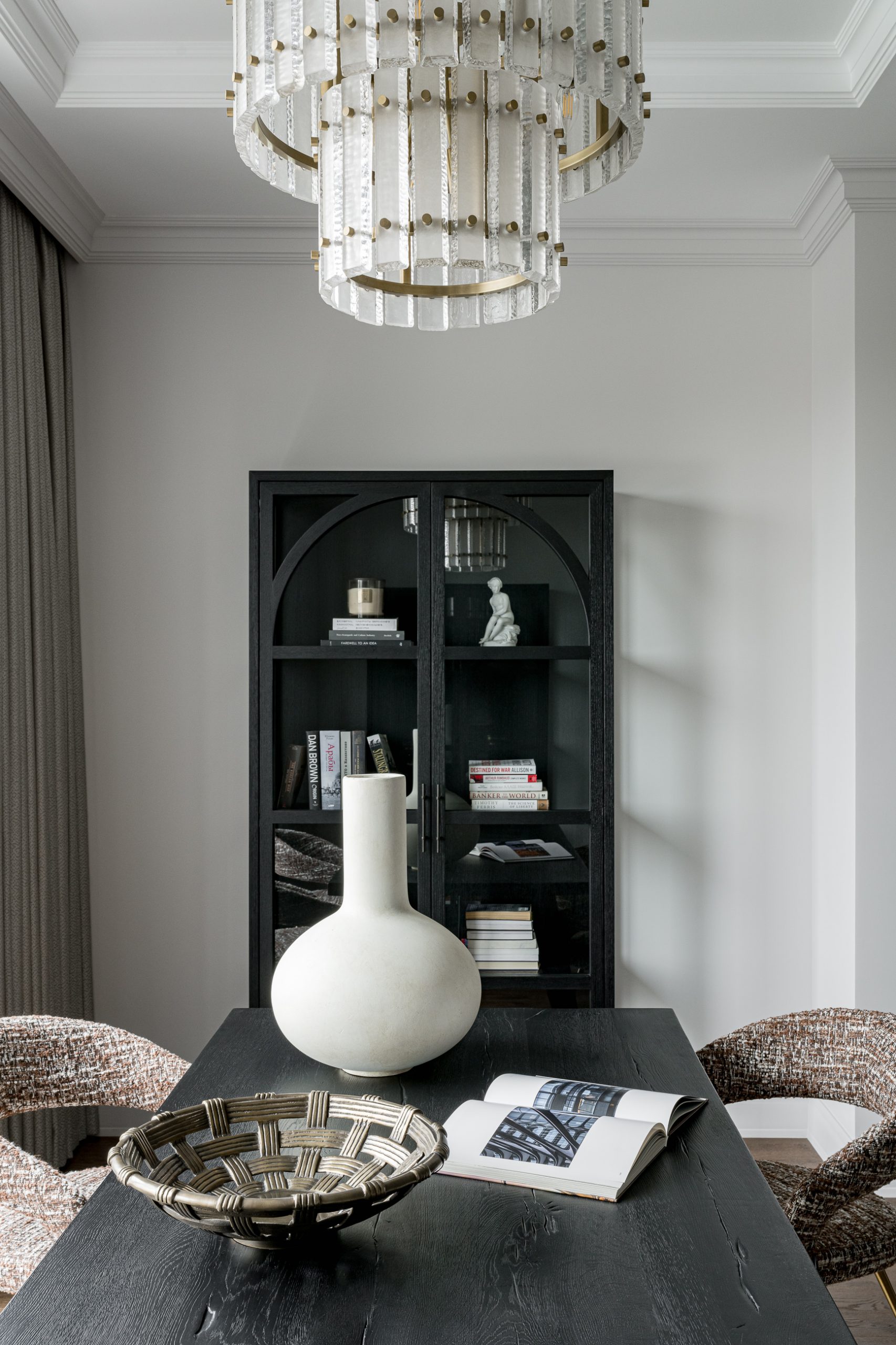 classic dining room black and white contemporary decor flat 