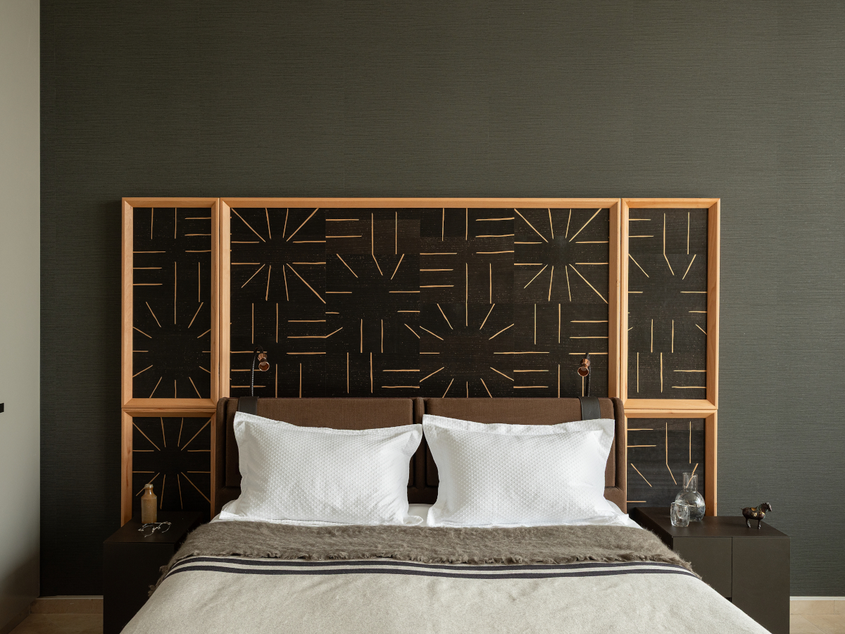 chambre mur noir maison contemporaine décoration design chambre mur noir maison contemporaine décoration design