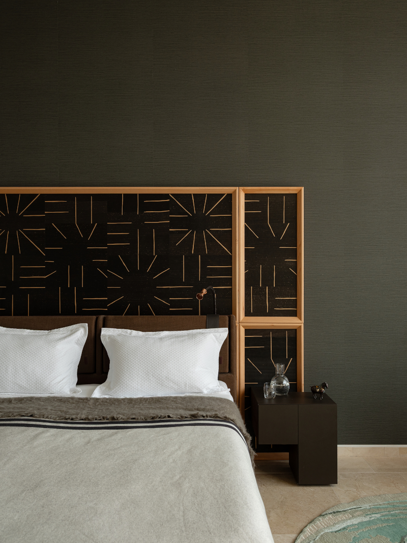 chambre mur noir maison contemporaine décoration design chambre mur noir maison contemporaine décoration design