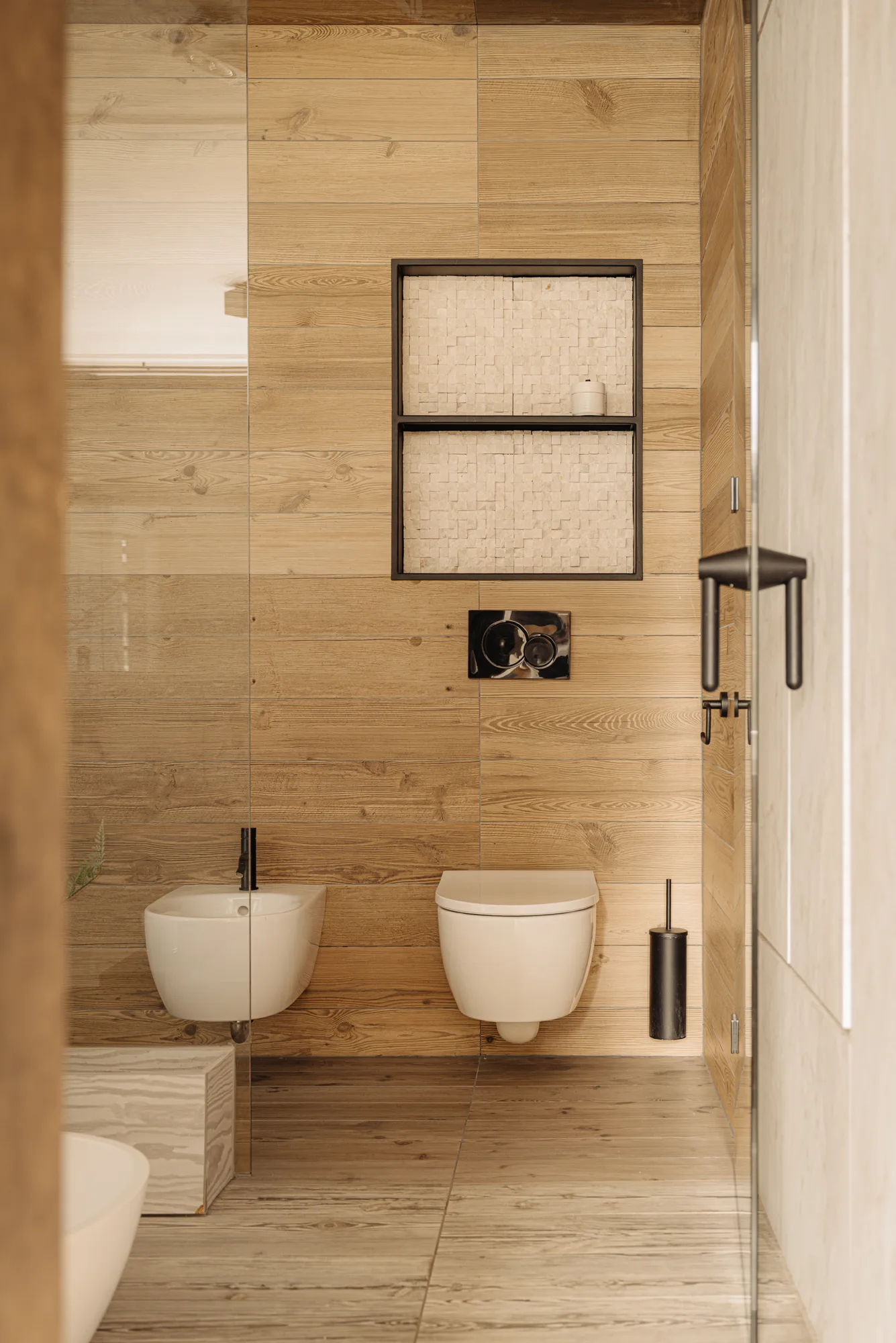 salle de bain décoration contemporaine bois