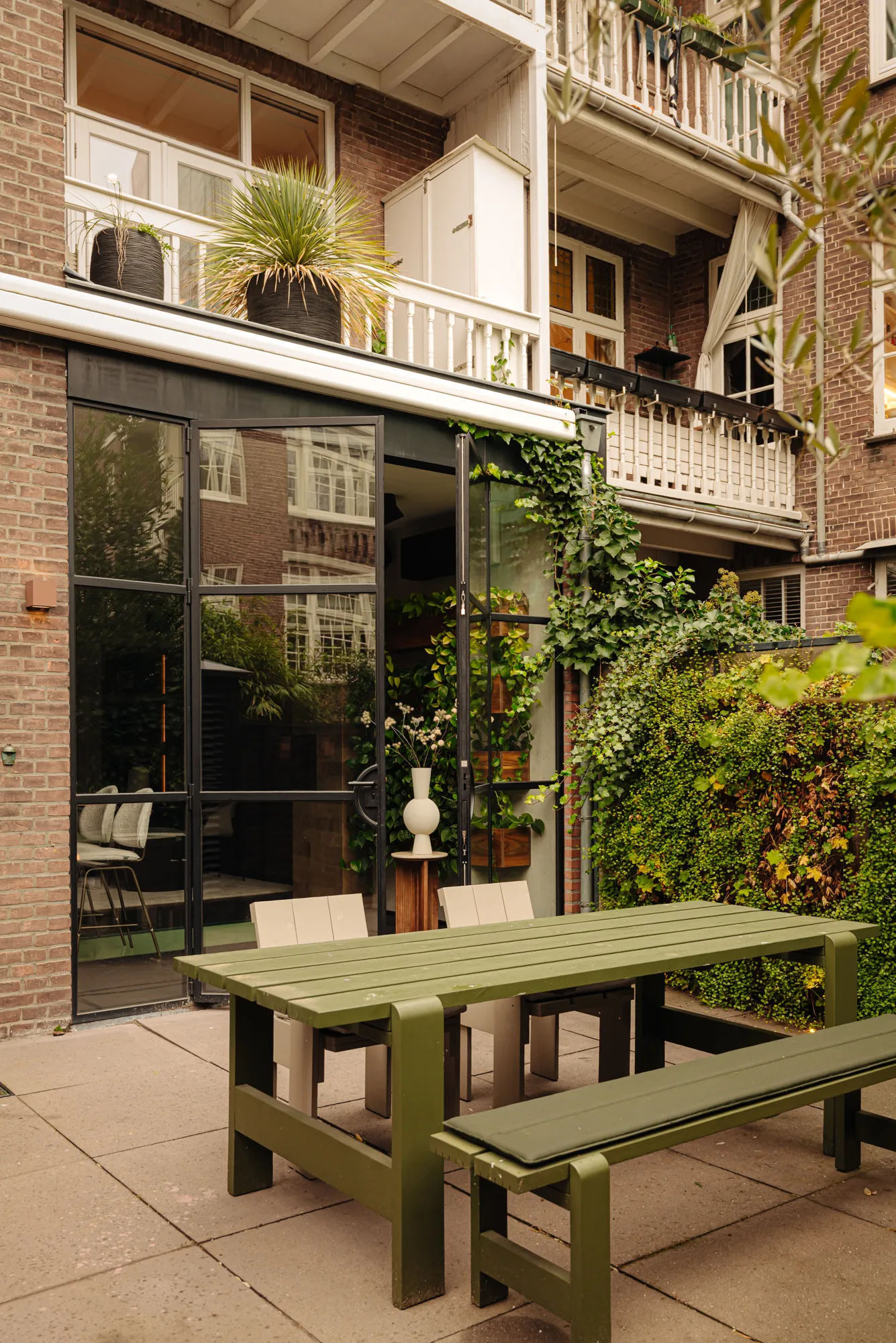 jardin appartement triplex à Amsterdam