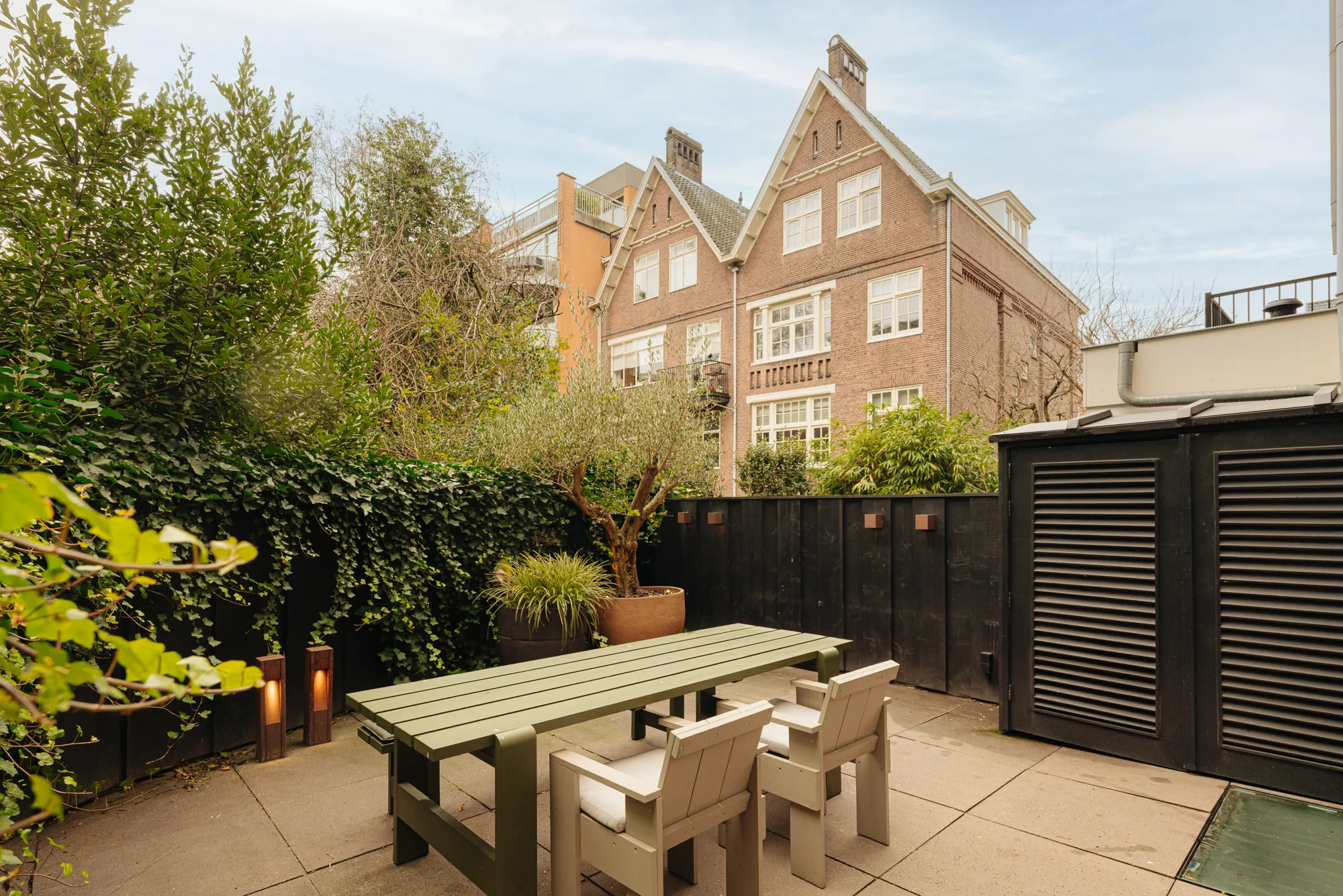 jardin appartement triplex à Amsterdam