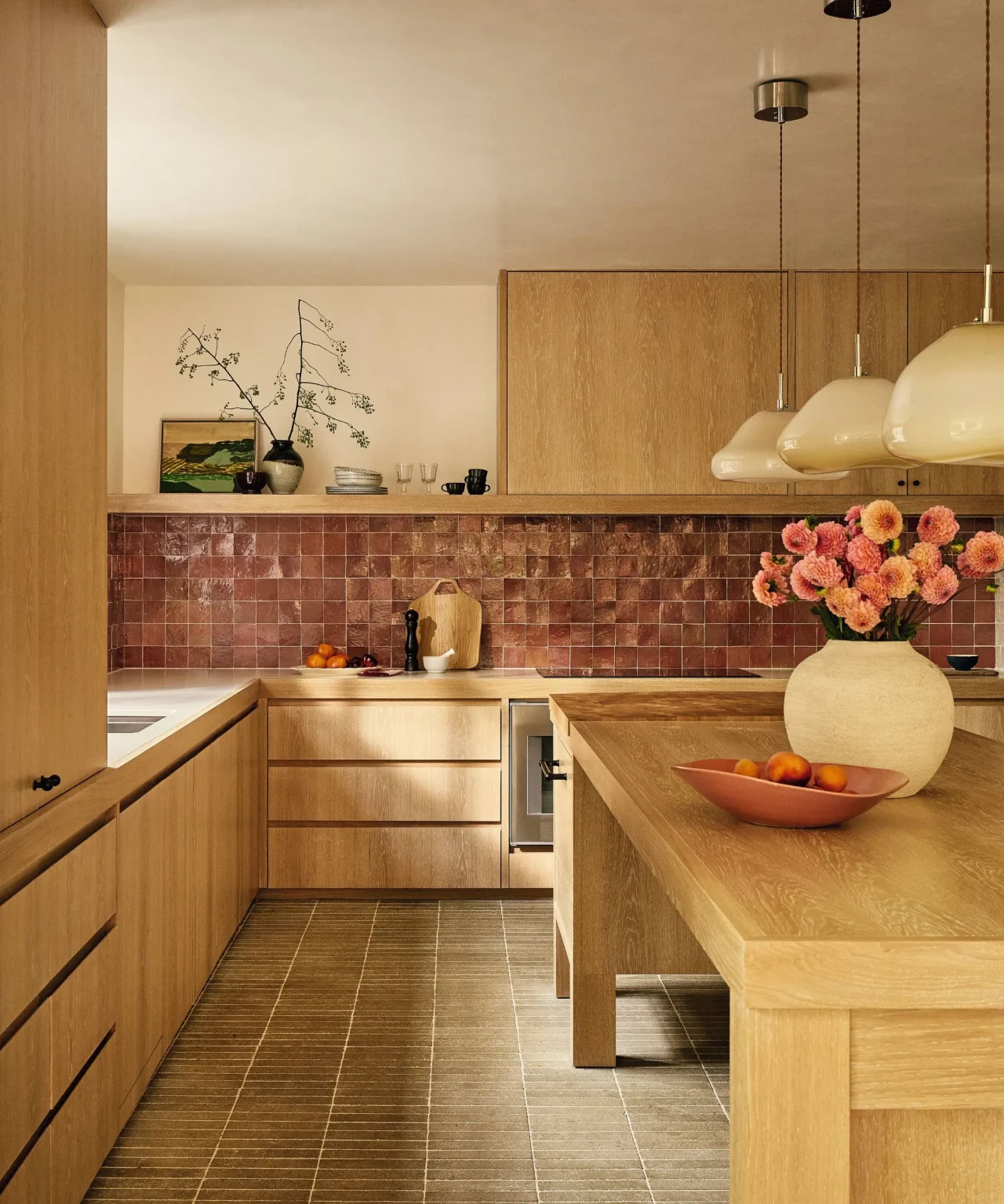 wooden kitchen contemporary decoration house London