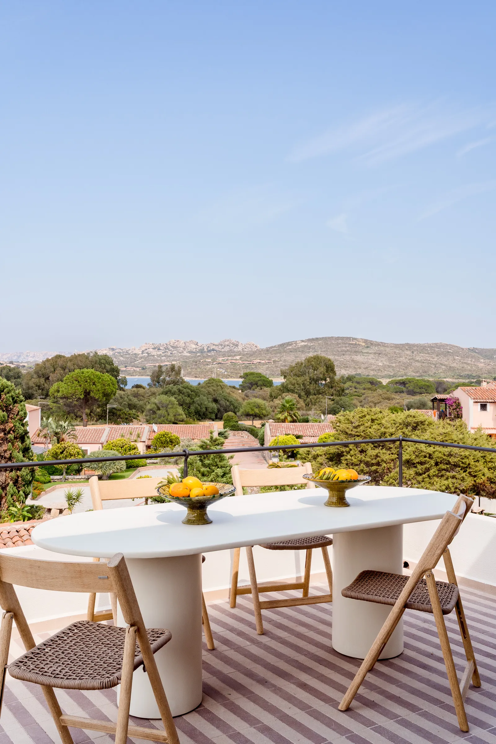 terrace with sea view, contemporary house in Sardinia terrace with sea view, contemporary house in Sardinia