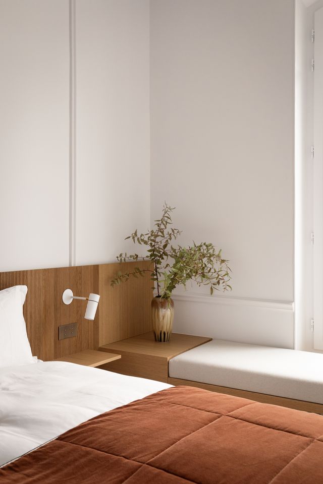 chambre appartement Paris décoration contemporaine par Elodie Sierocki photo : © bcdf studio chambre appartement Paris décoration contemporaine par Elodie Sierocki photo : © bcdf studio