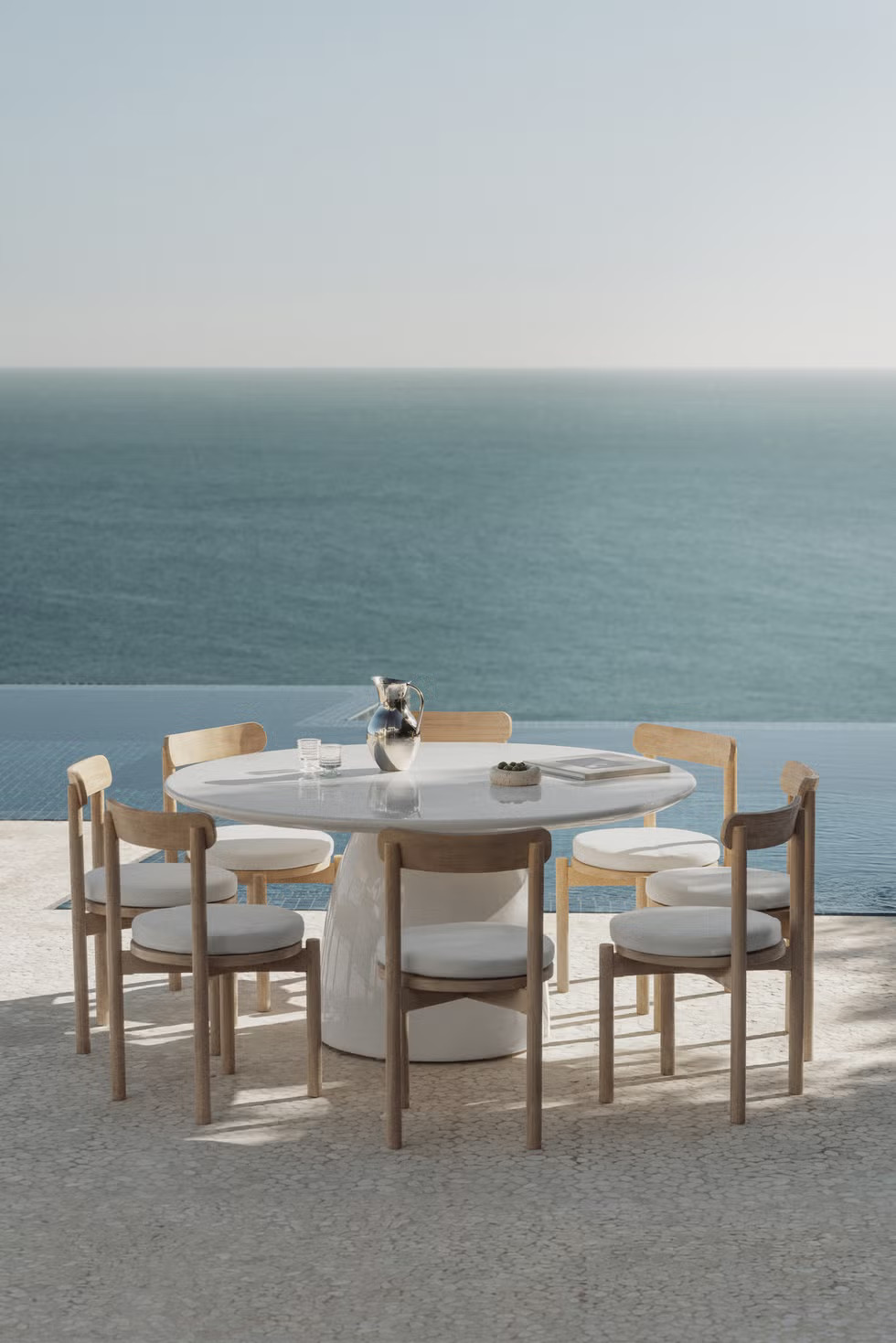 furnished terrace with outdoor dining room Sklum Open Air Living collection 2026 furnished terrace with outdoor dining room Sklum Open Air Living collection 2026