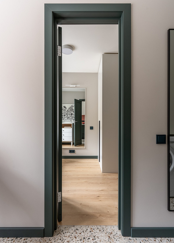 cuisine sol terrazzo studio 19m2 optimisé décoration contemporaine cuisine sol terrazzo studio 19m2 optimisé décoration contemporaine