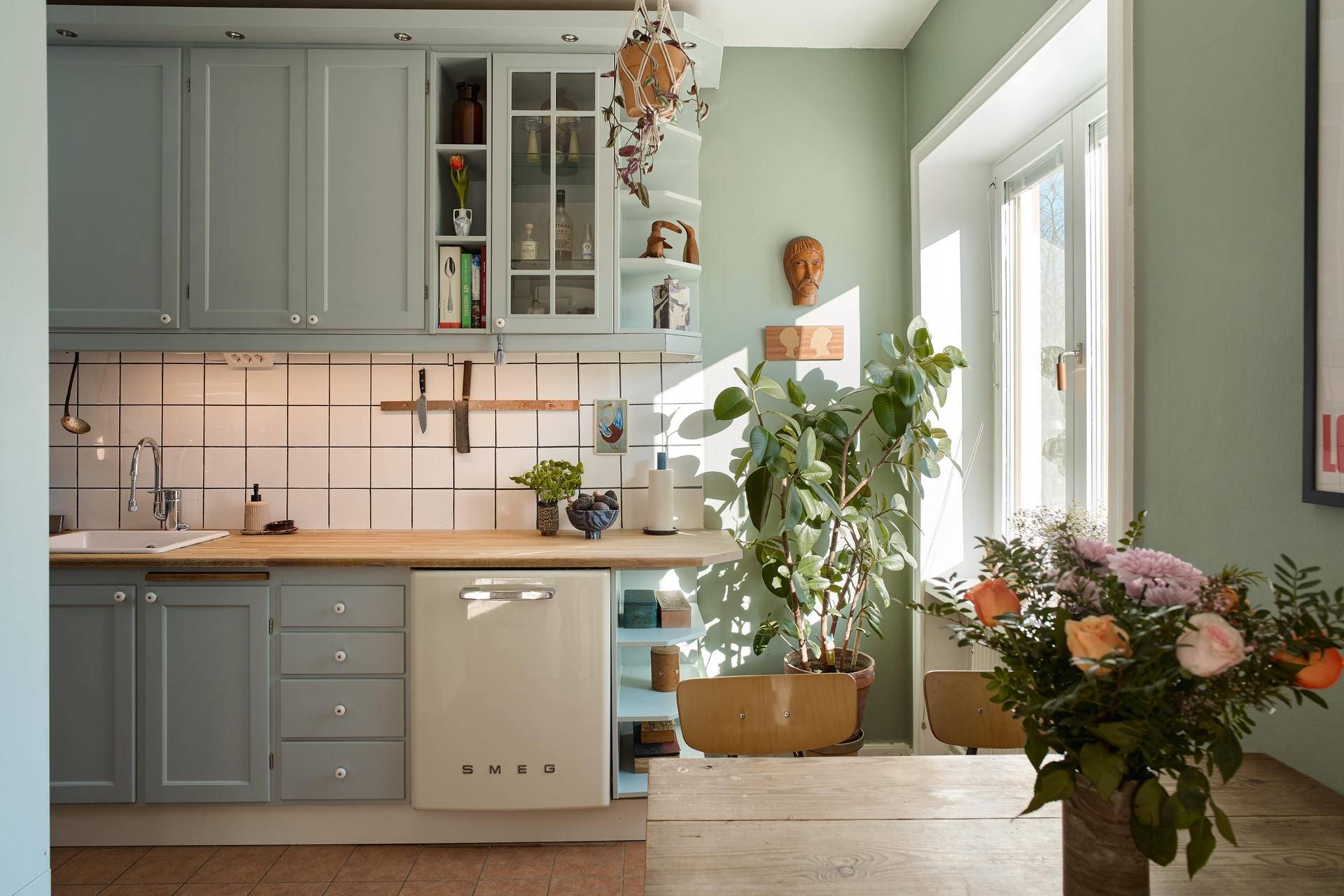 cuisine verte décoration scandinave et vintage cuisine verte décoration scandinave et vintage