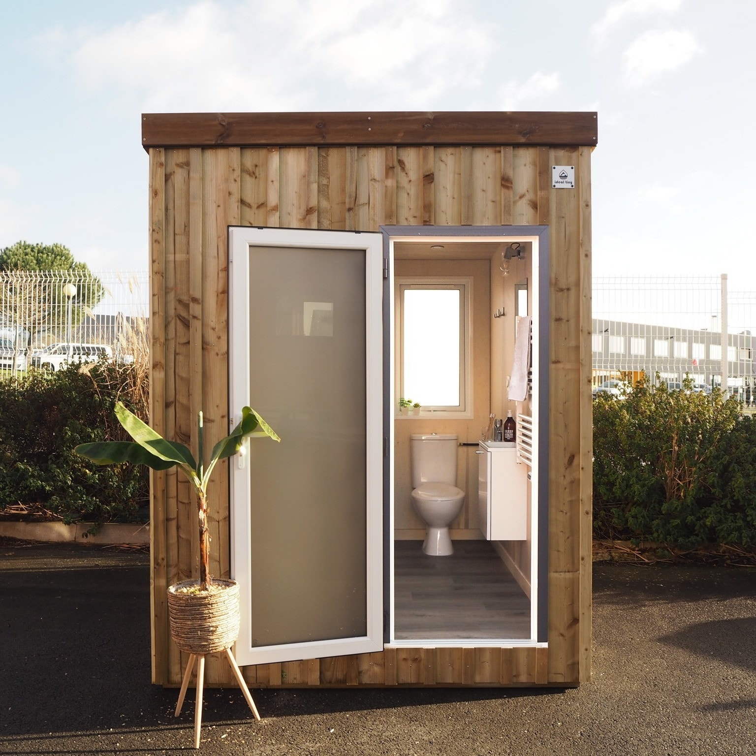 salle de bain séparée mini maison mobile L’Intrépide 