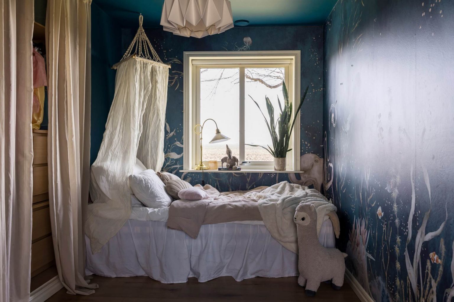chambre enfant maison de campagne décoration scandinave