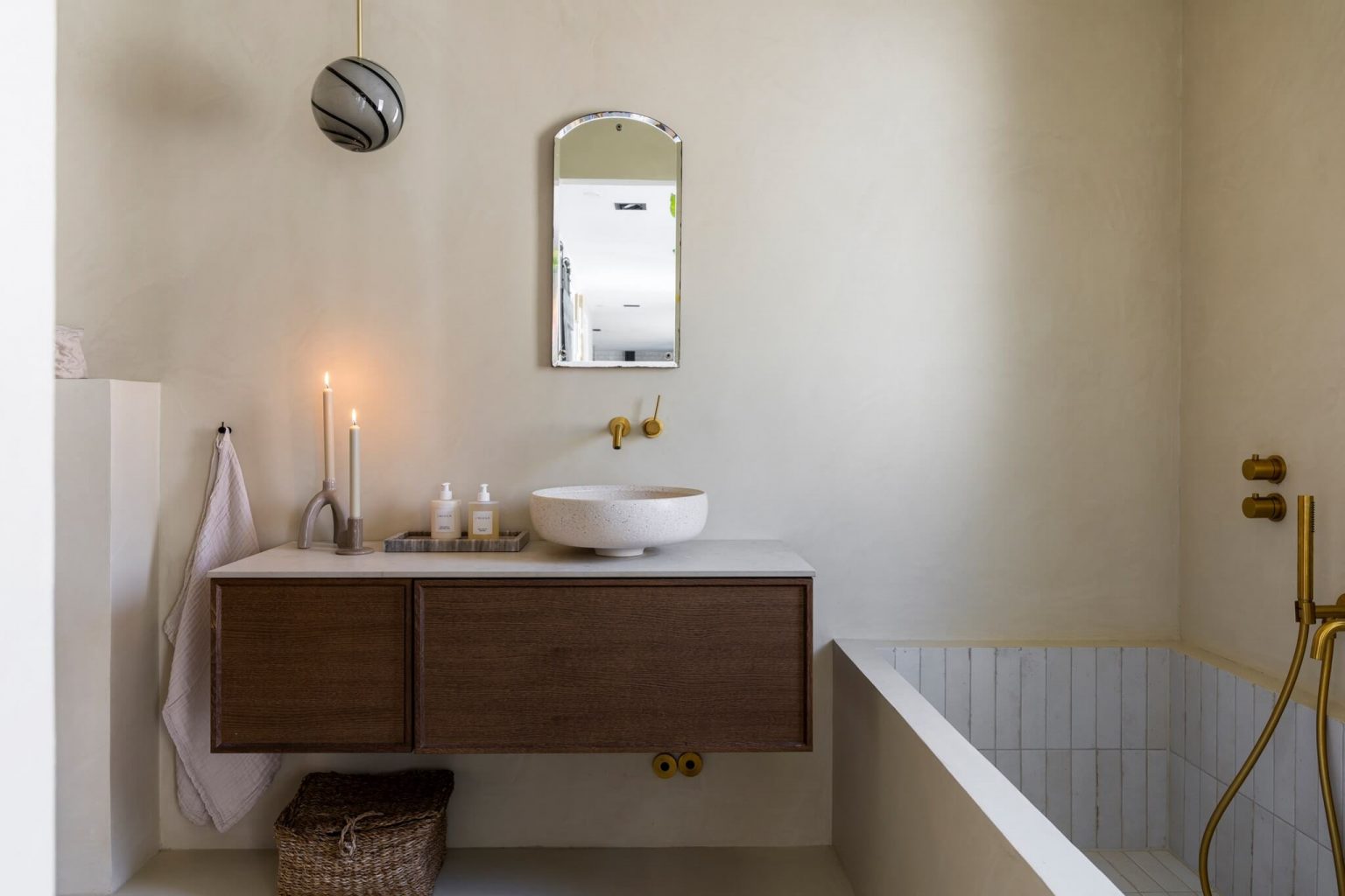 salle de bain design maison de campagne décoration scandinave
