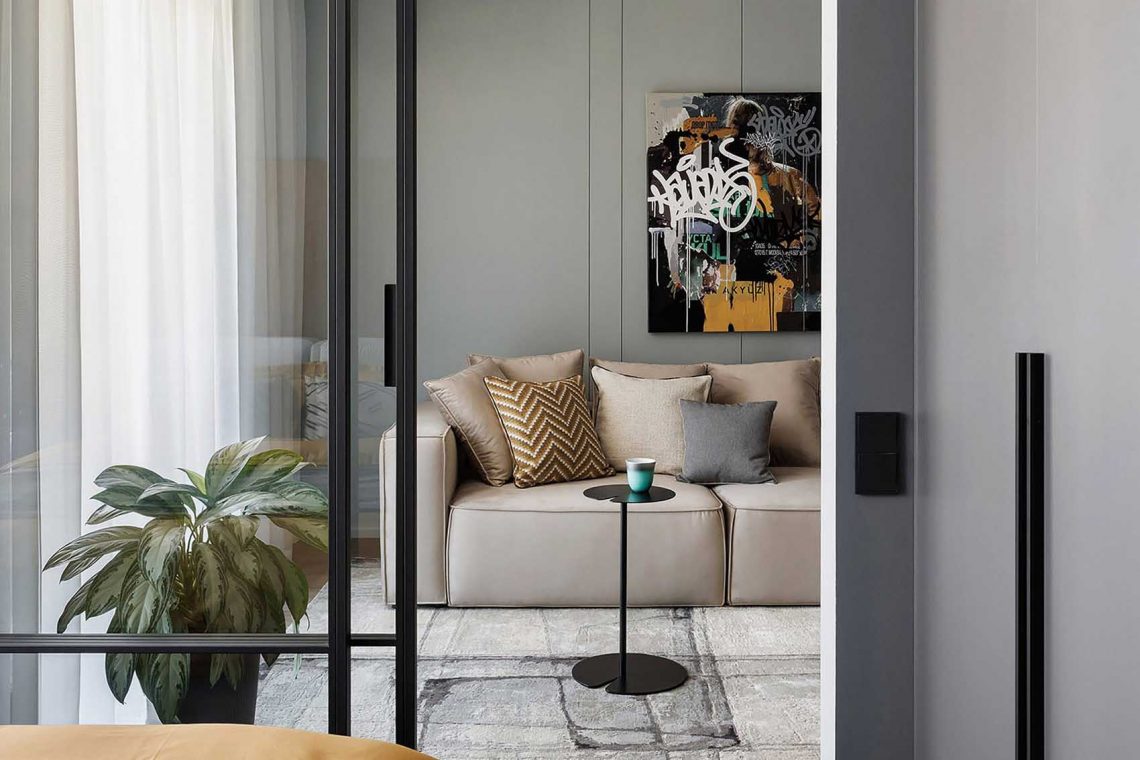 Comment aménager un appartement de 40m2 seulement en style contemporain élégant ?