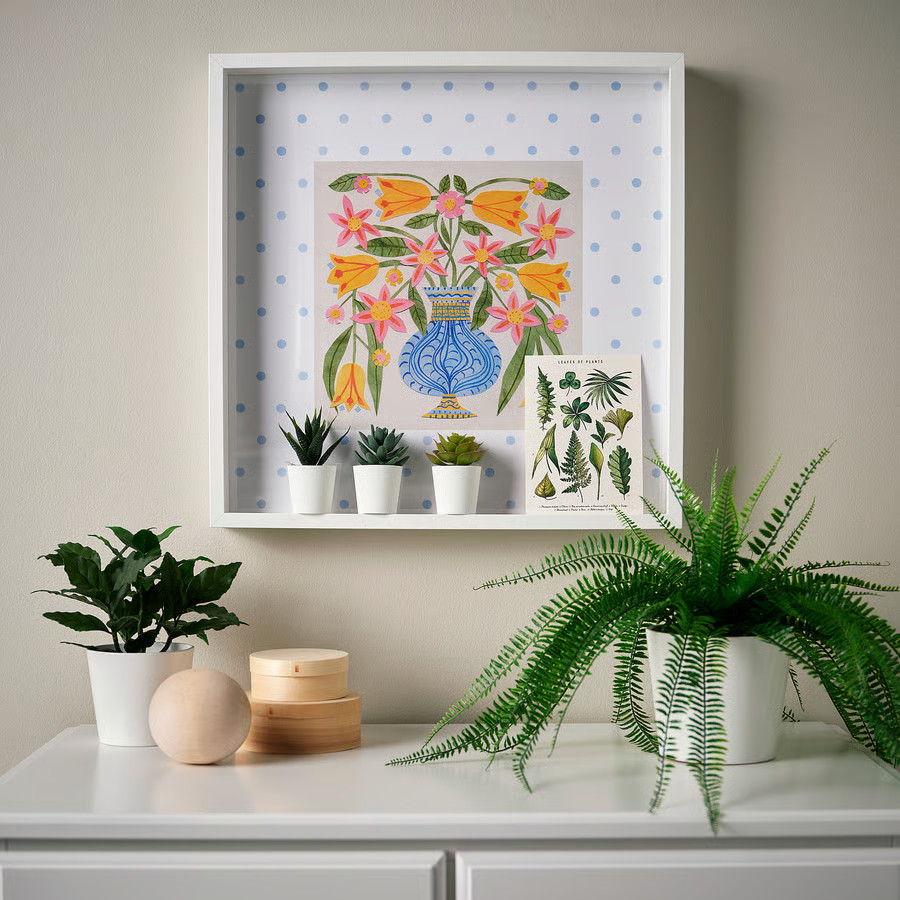 cadre avec motif floral nouveautés IKEA printemps 2026