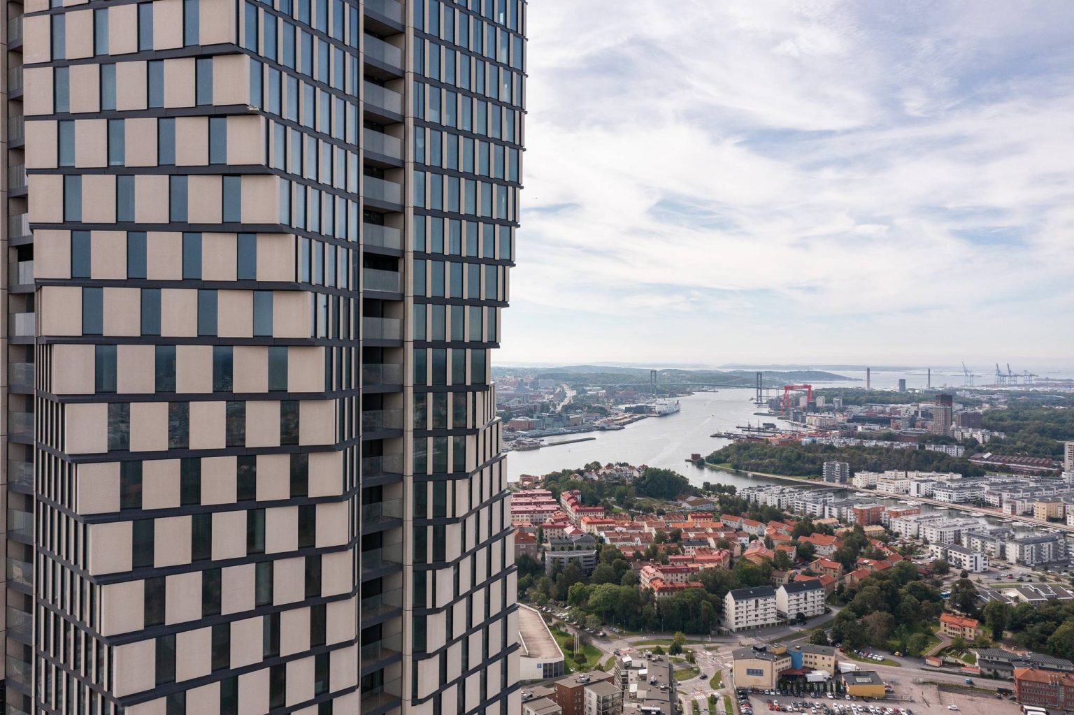 deux-pièces 55m2 tour Karlatornet Göteborg