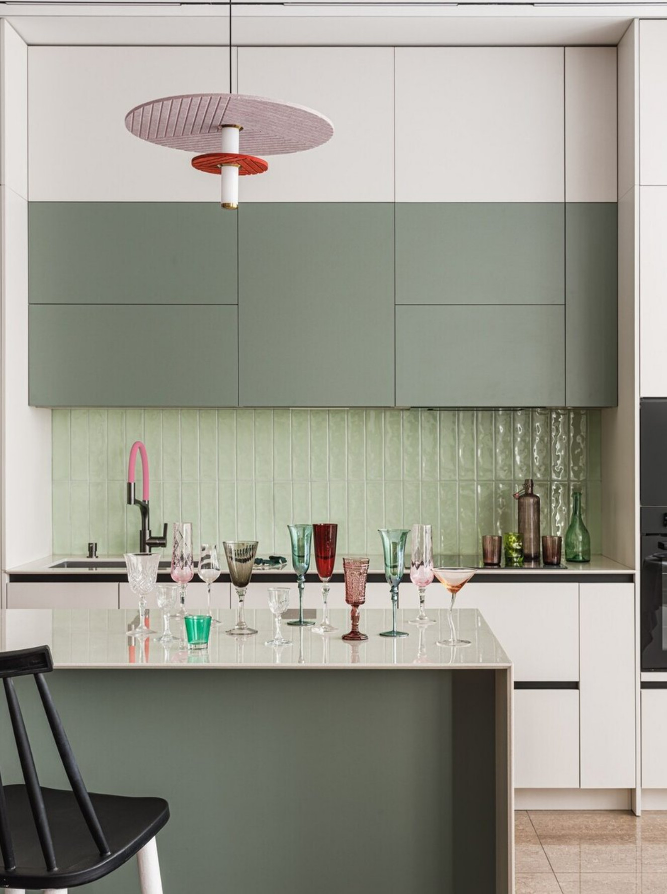 cuisine verte et blanche design décoration contemporaine cuisine verte et blanche design décoration contemporaine