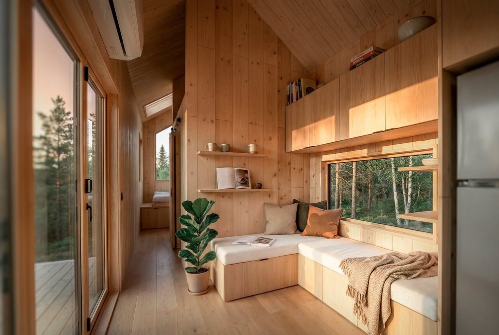 salon petite maison mobile Tanglewood Tiny Homes salon petite maison mobile Tanglewood Tiny Homes