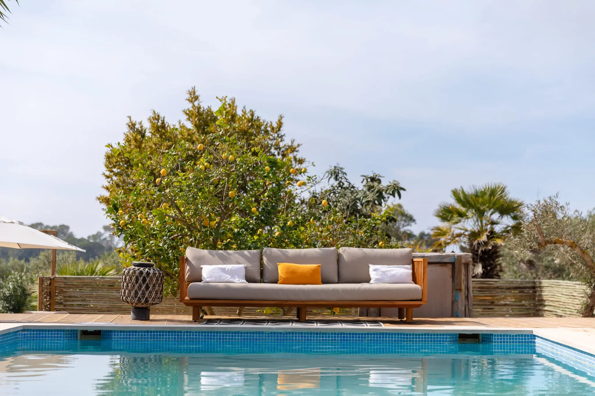 piscine finca authentique modernisée à Ibiza