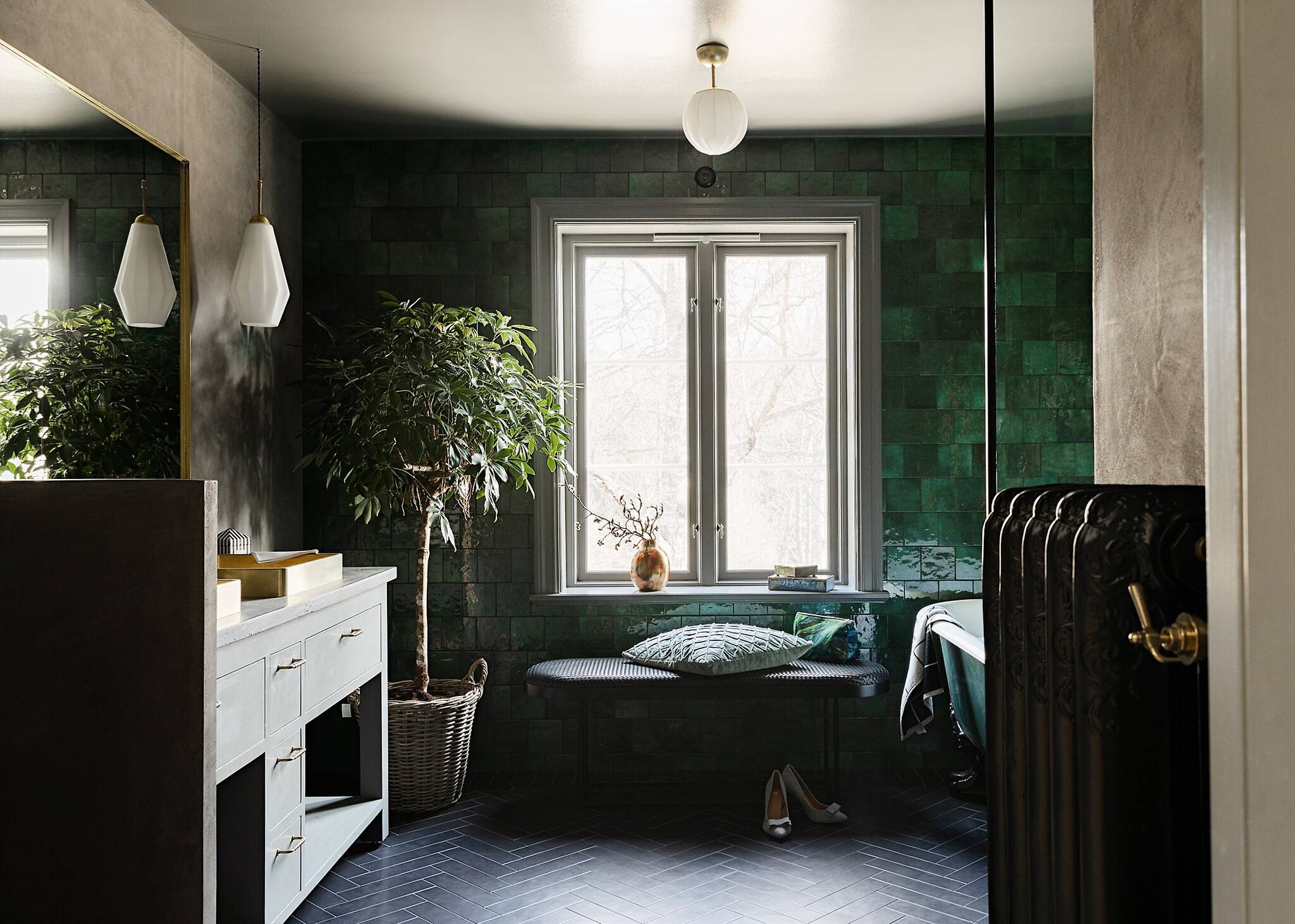 salle de bain décoration vintage maison des années 1920 Suède salle de bain décoration vintage maison des années 1920 Suède