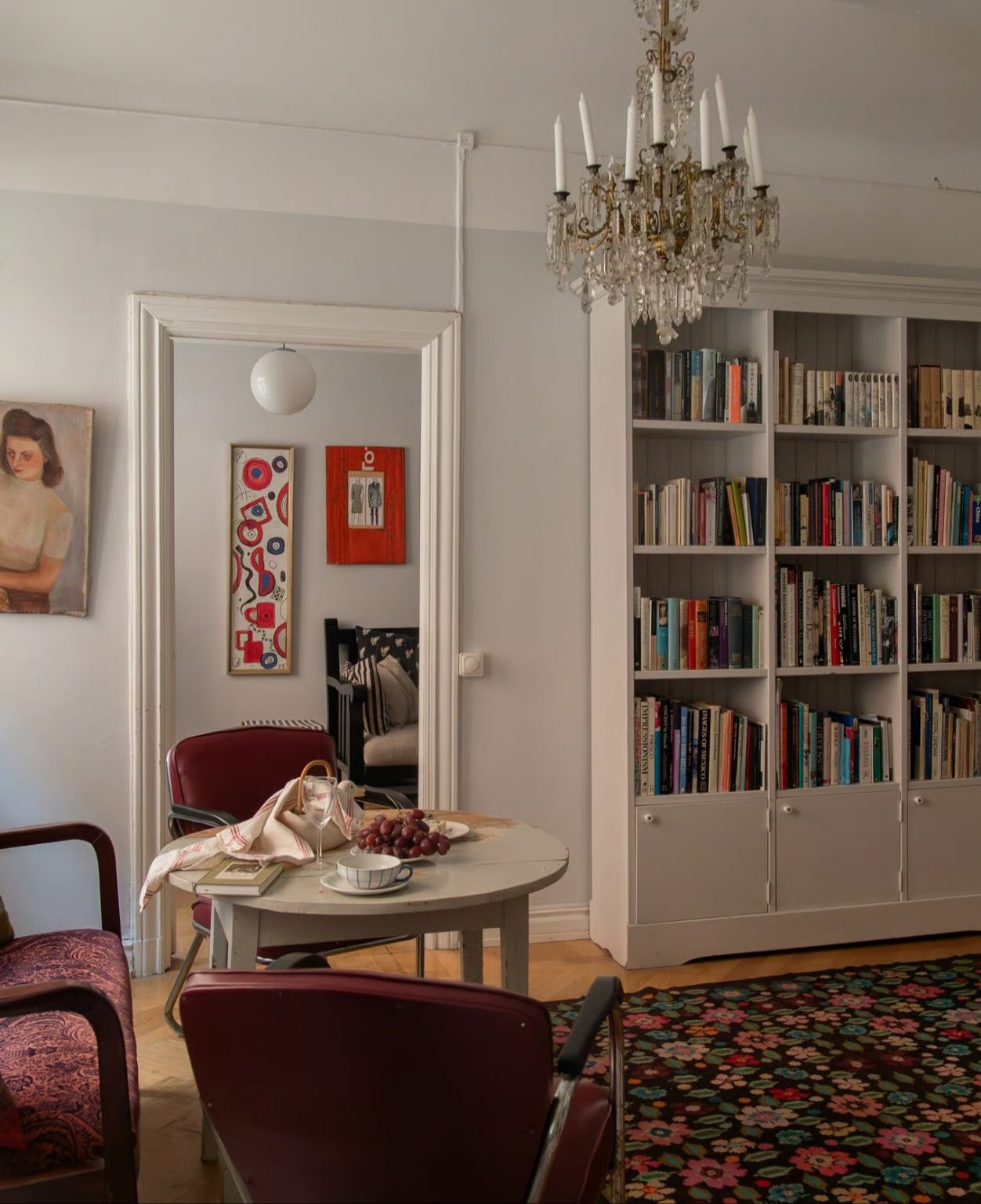 salon décoration vintage appartement 55m2 Suède salon décoration vintage appartement 55m2 Suède
